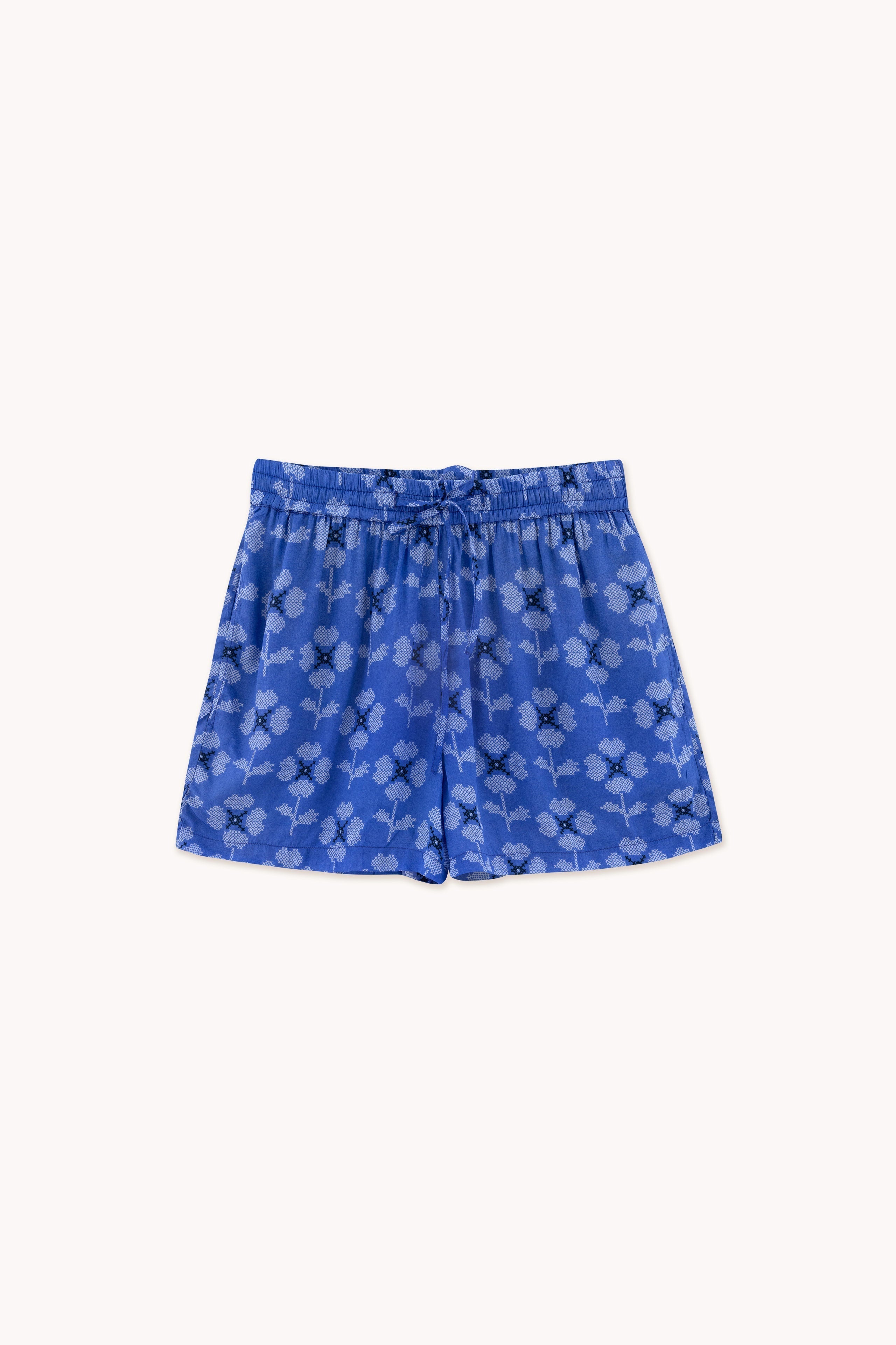PUNTO DE CRUZ FLOWERS SHORTS