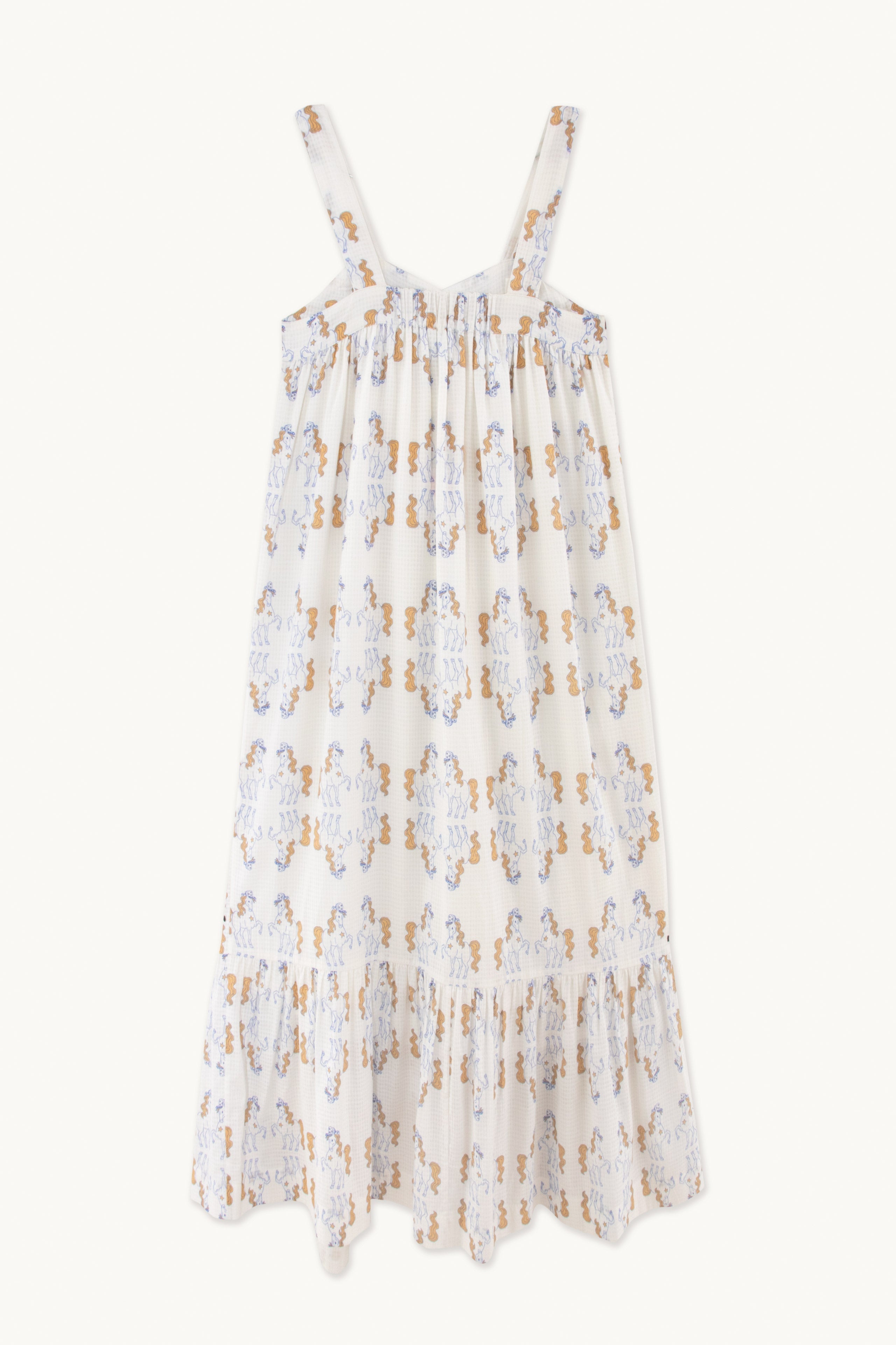 MIRROR HORSES KLEID MIT VORDERSEITE