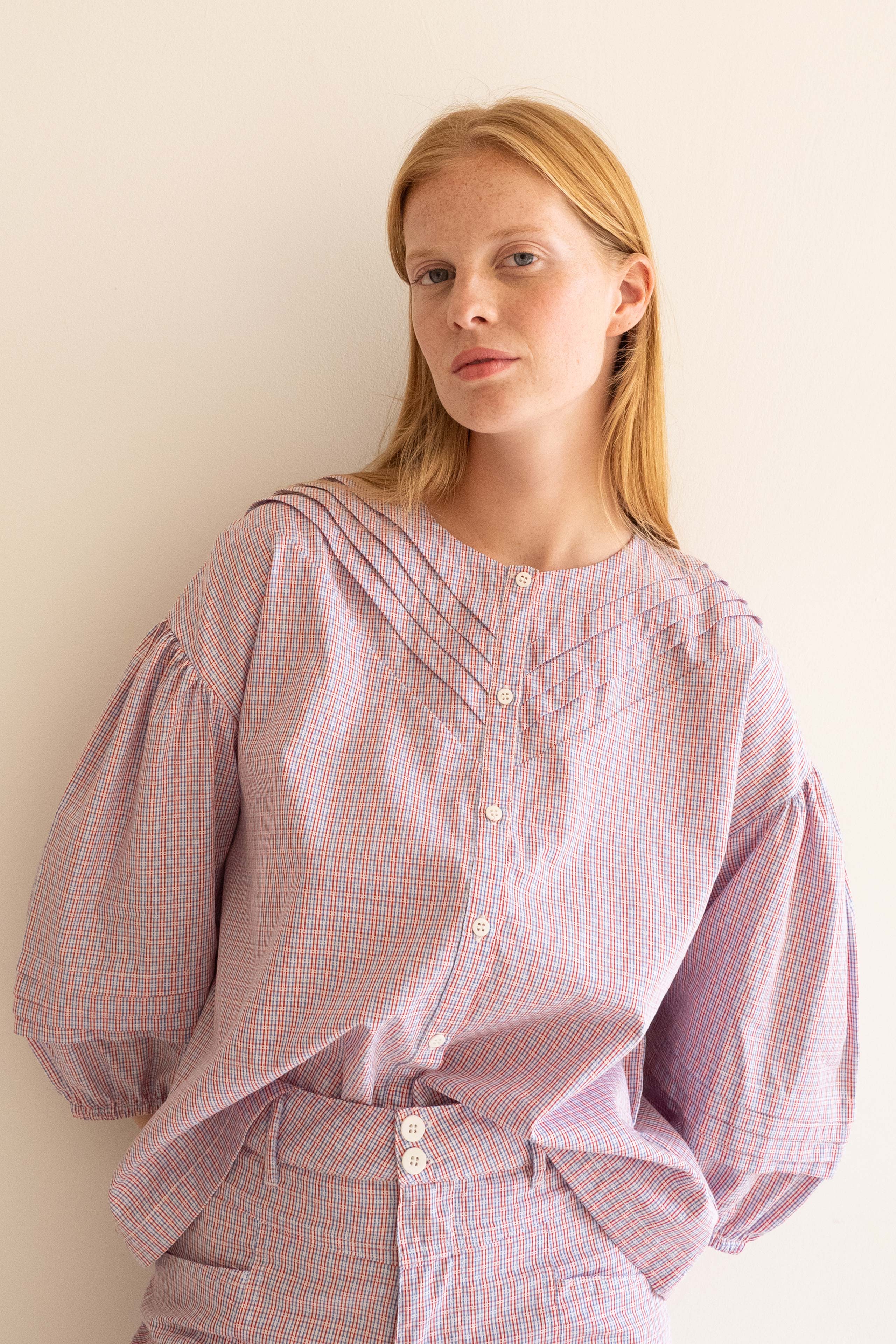 PINTUCK BLOUSE