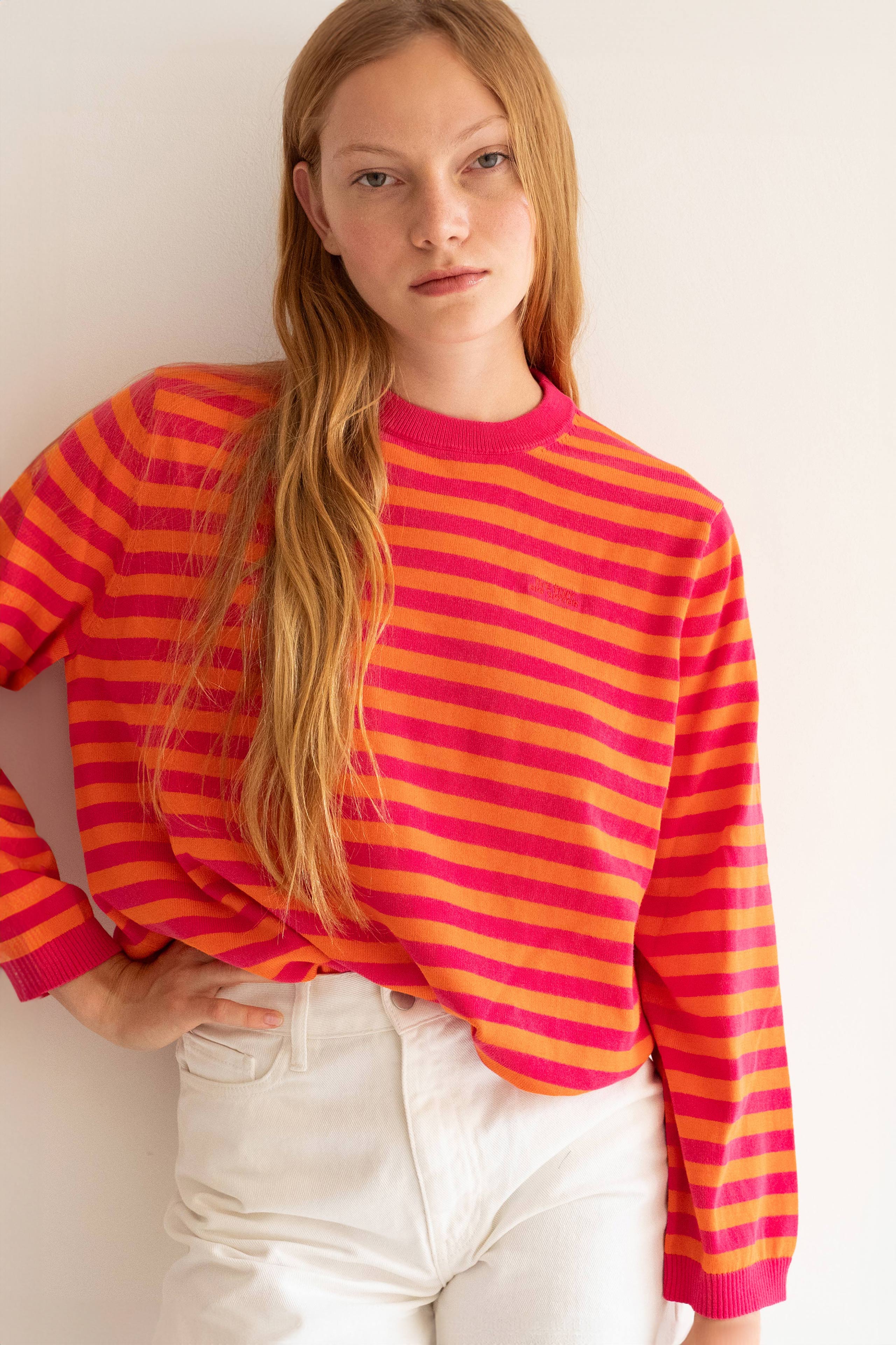 CHLOE STRIPED SWEATER