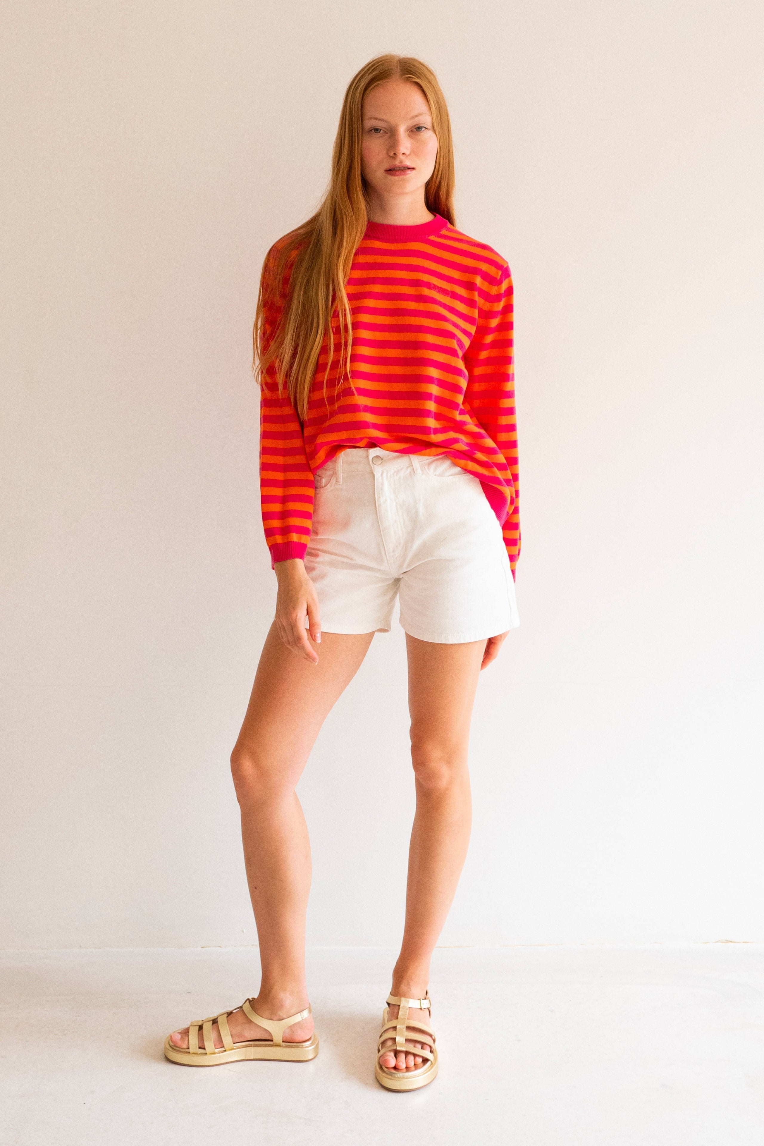 CHLOE STRIPED SWEATER