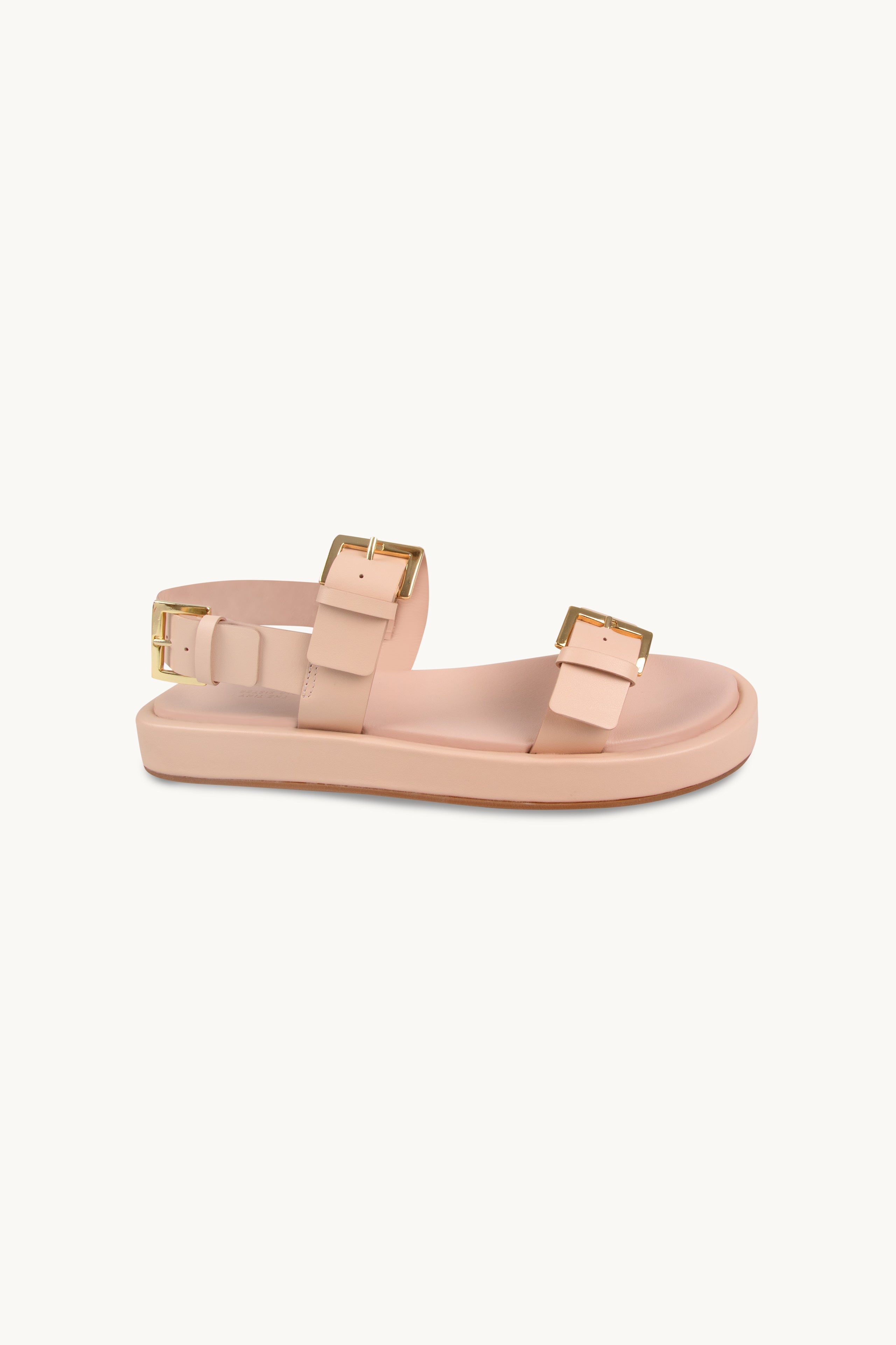 FLATFORM-SANDALEN MIT SCHNALLEN