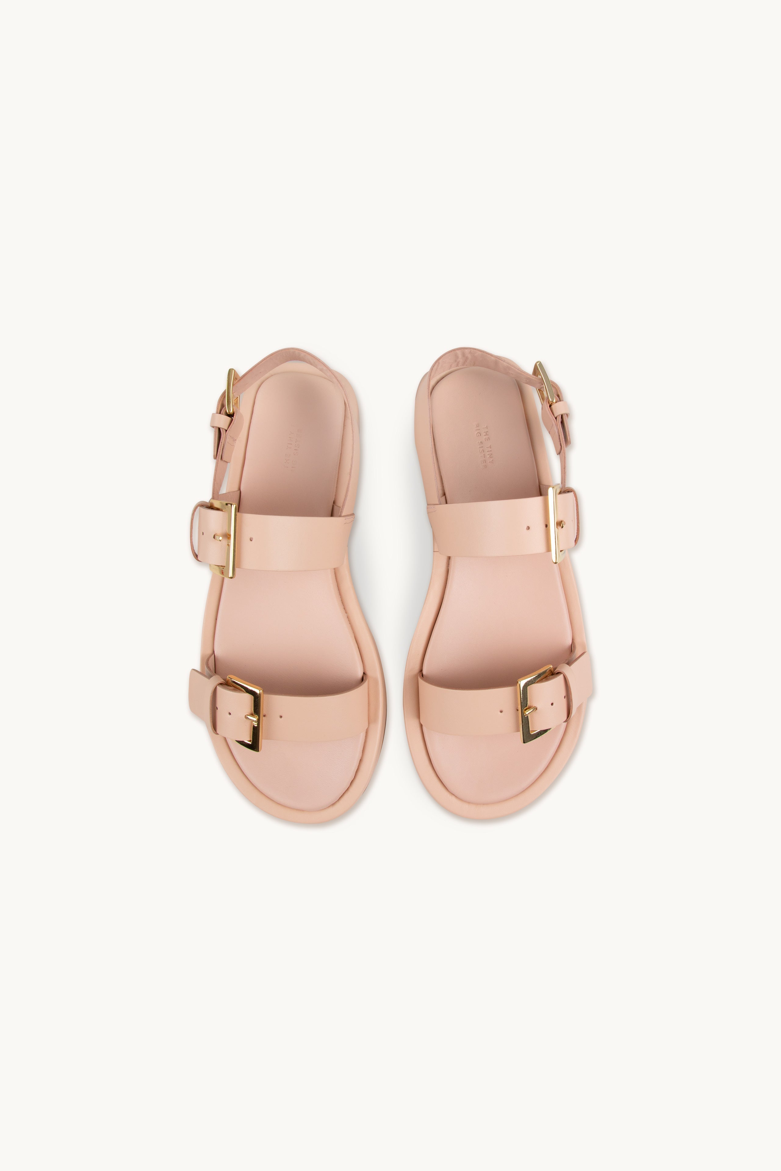 FLATFORM-SANDALEN MIT SCHNALLEN