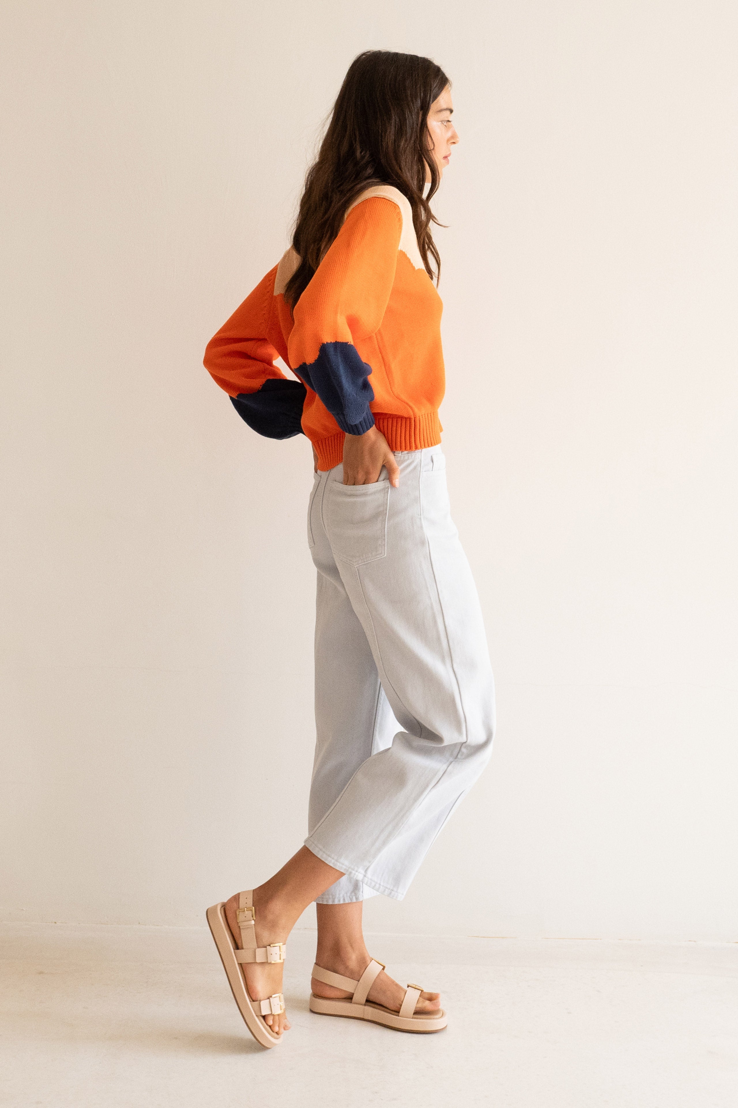 FLATFORM-SANDALEN MIT SCHNALLEN