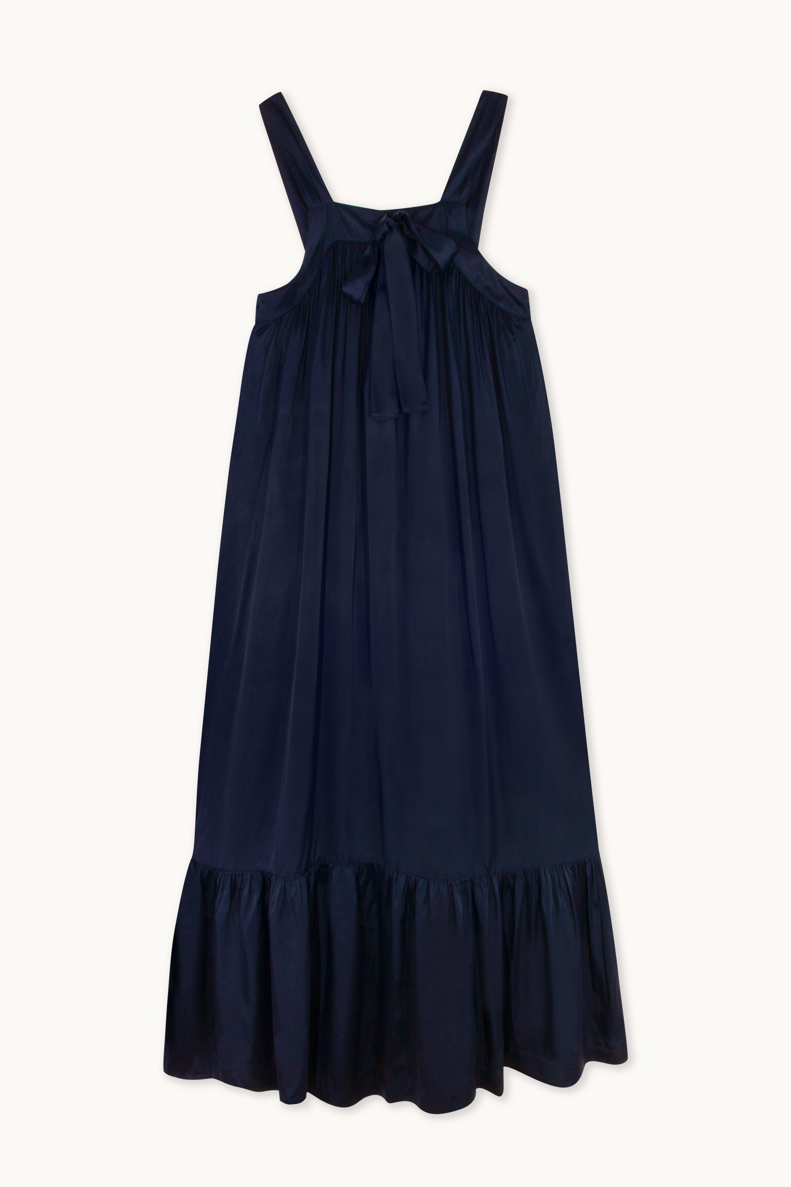 VESTIDO CON LAZO DELANTERO