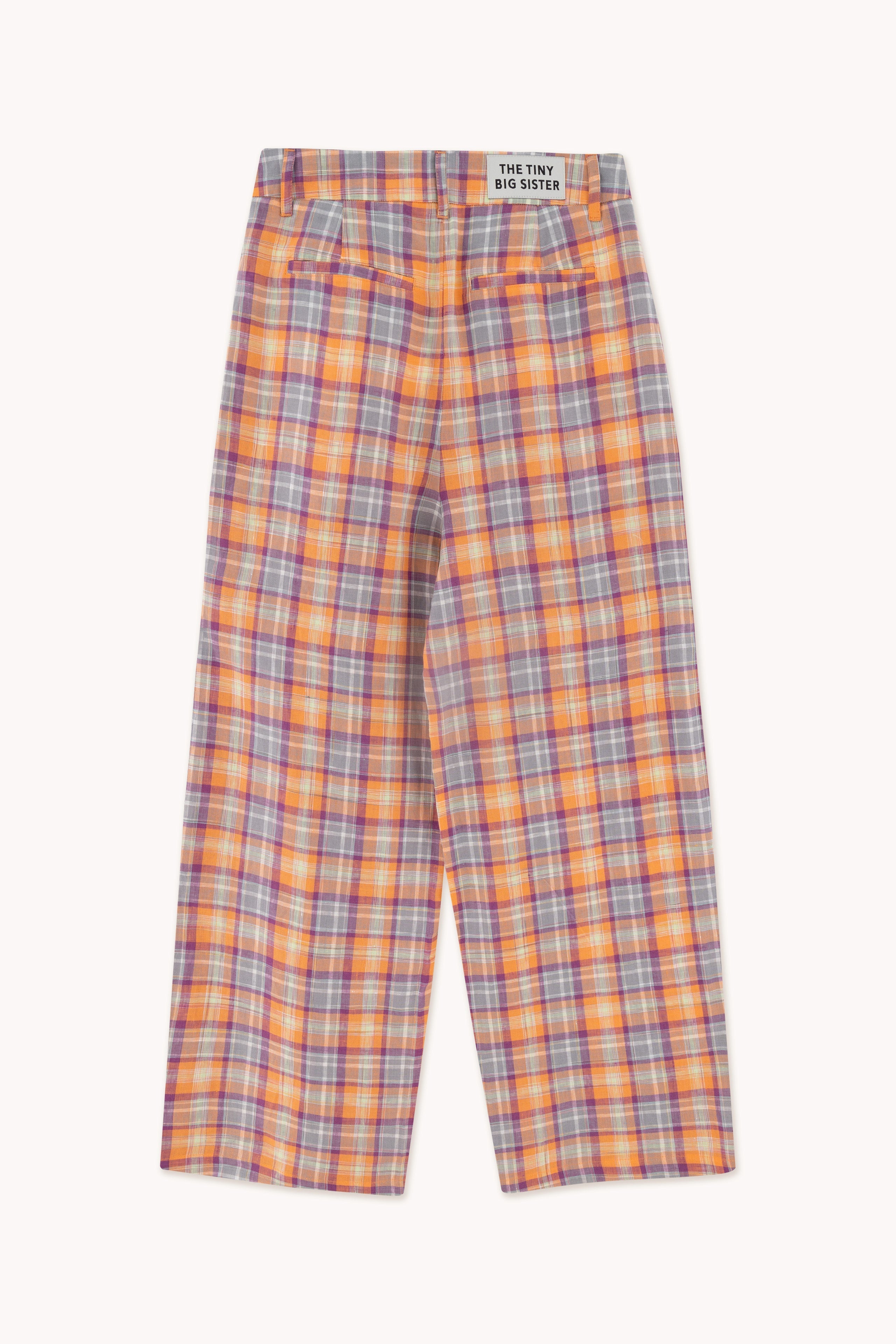 CHECK TROUSERS