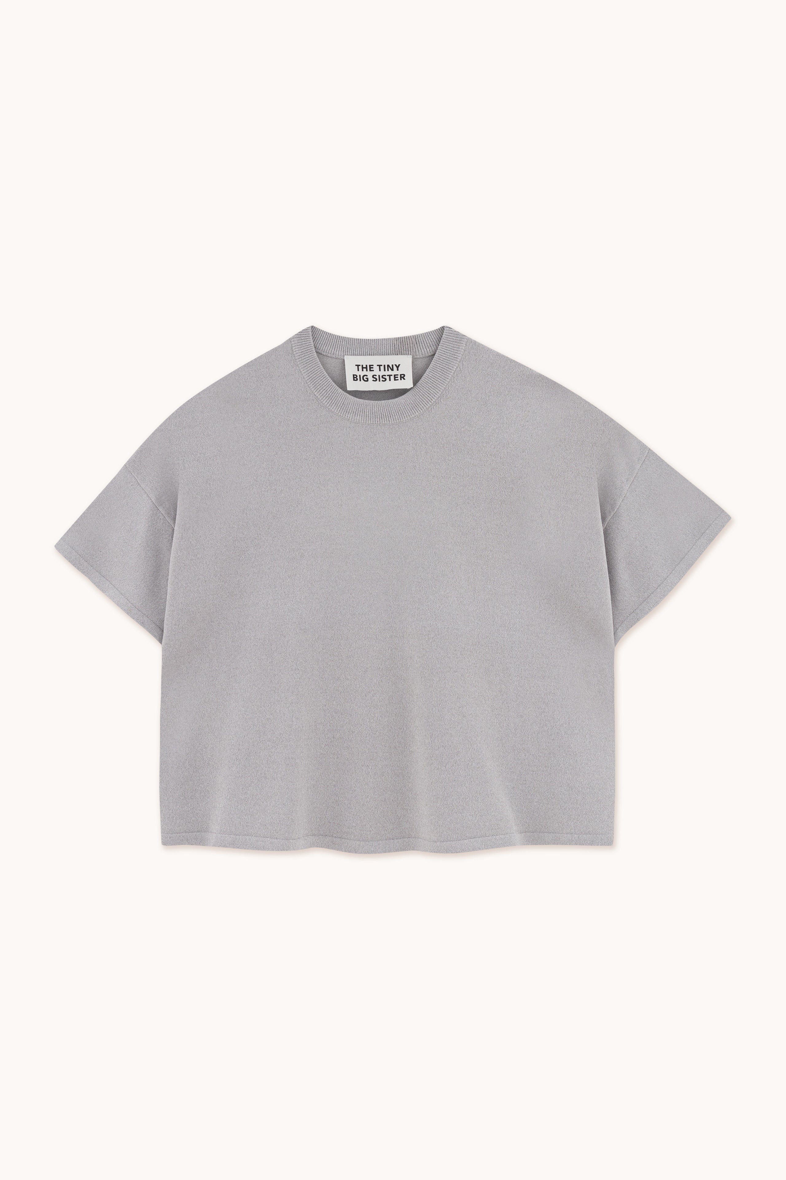 MELANGE KNITTED TEE