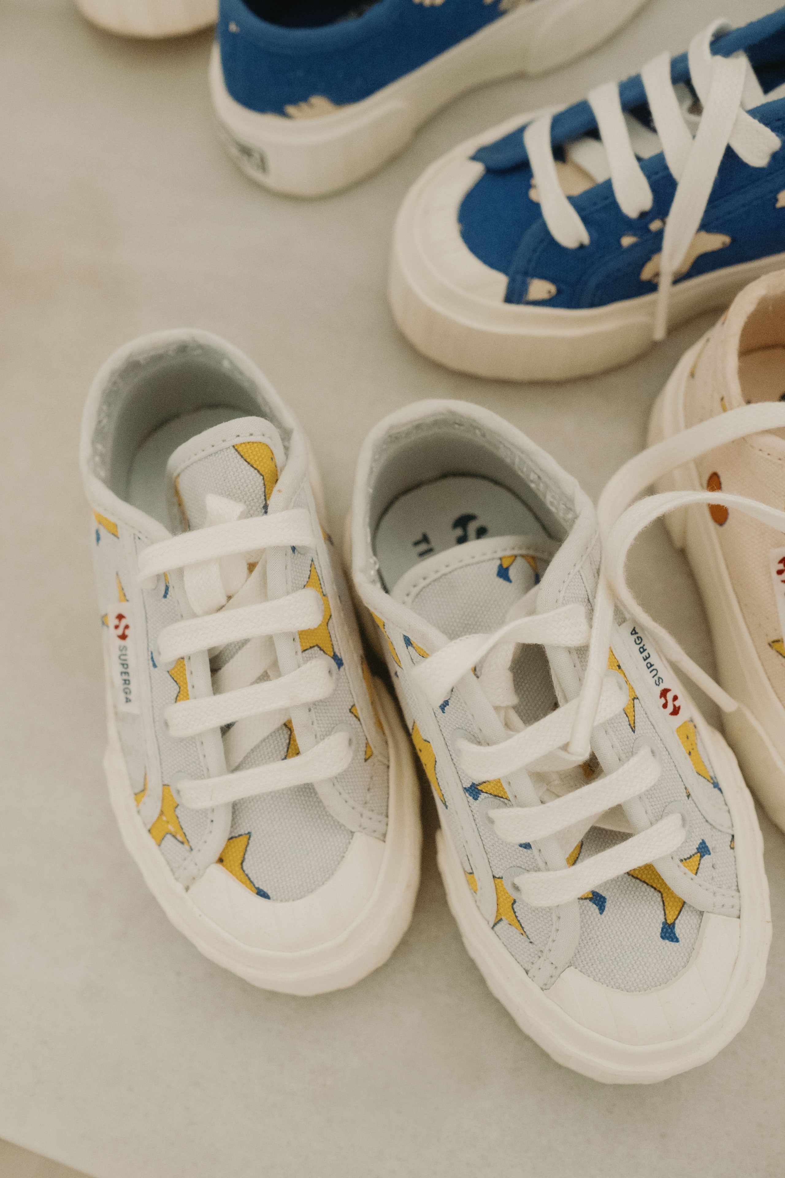 TINY X SUPERGA DANCING STARS BABY SNEAKERS