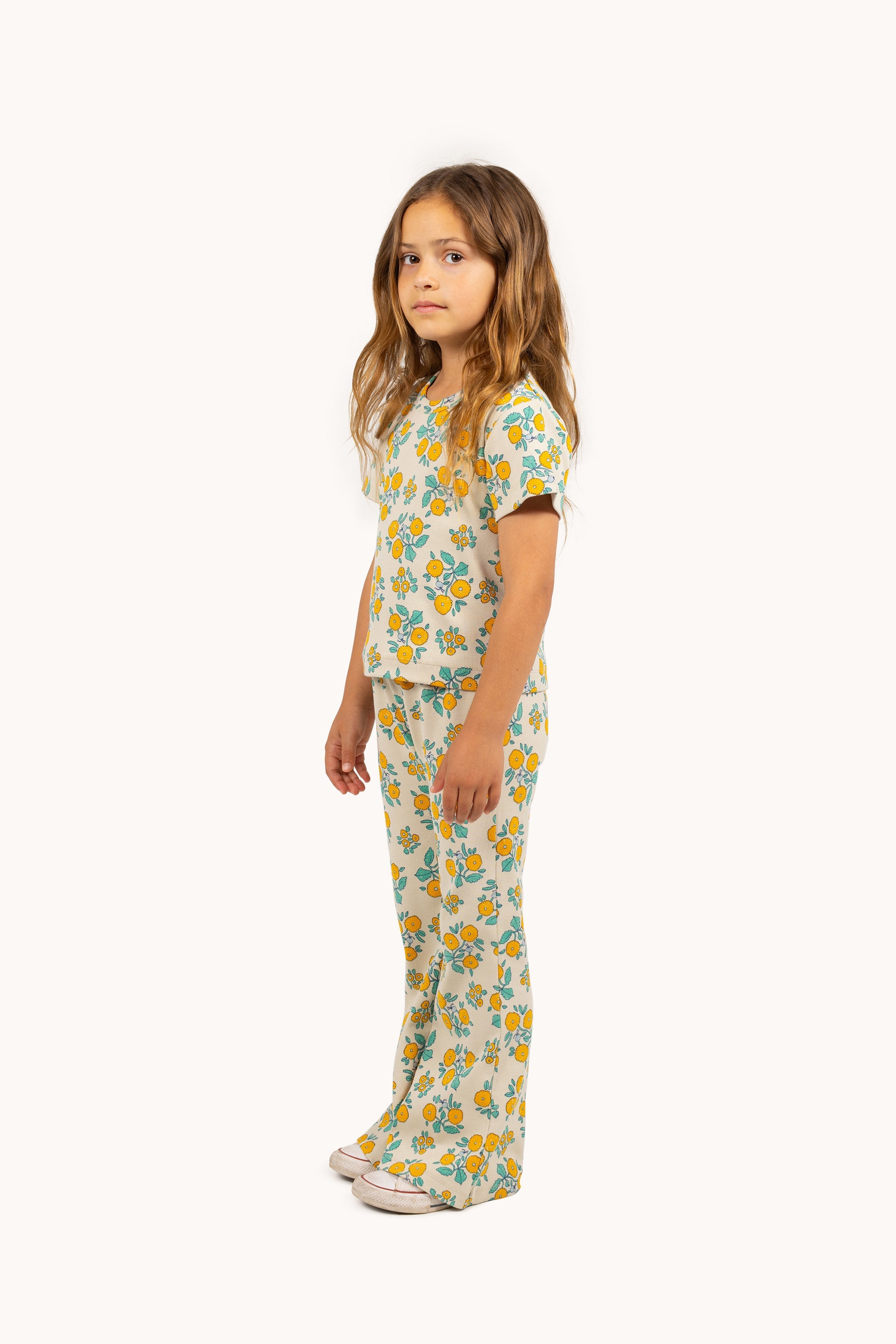 FLOWERS RIB PANT