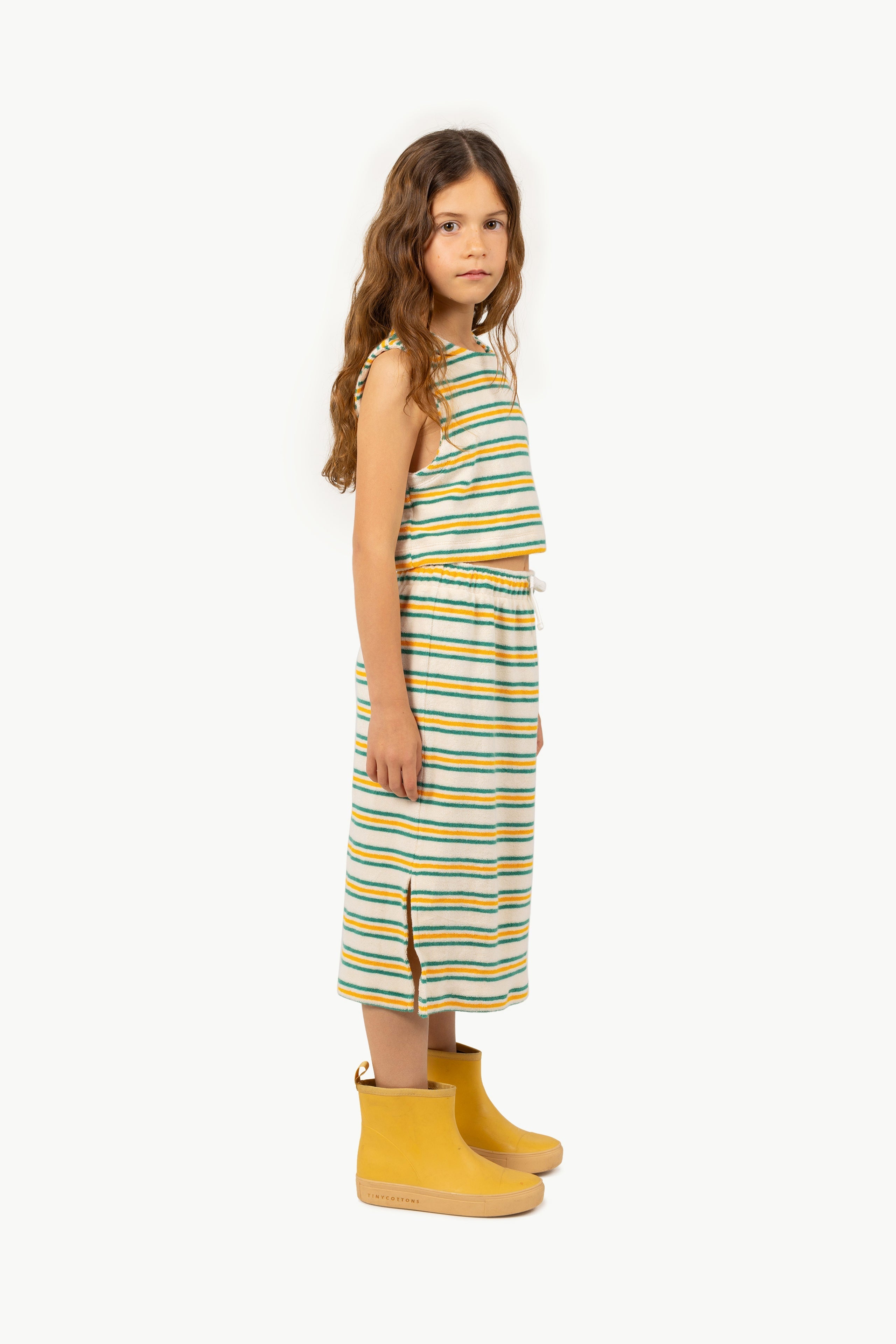 STRIPES MULTICOLOR LONG SKIRT