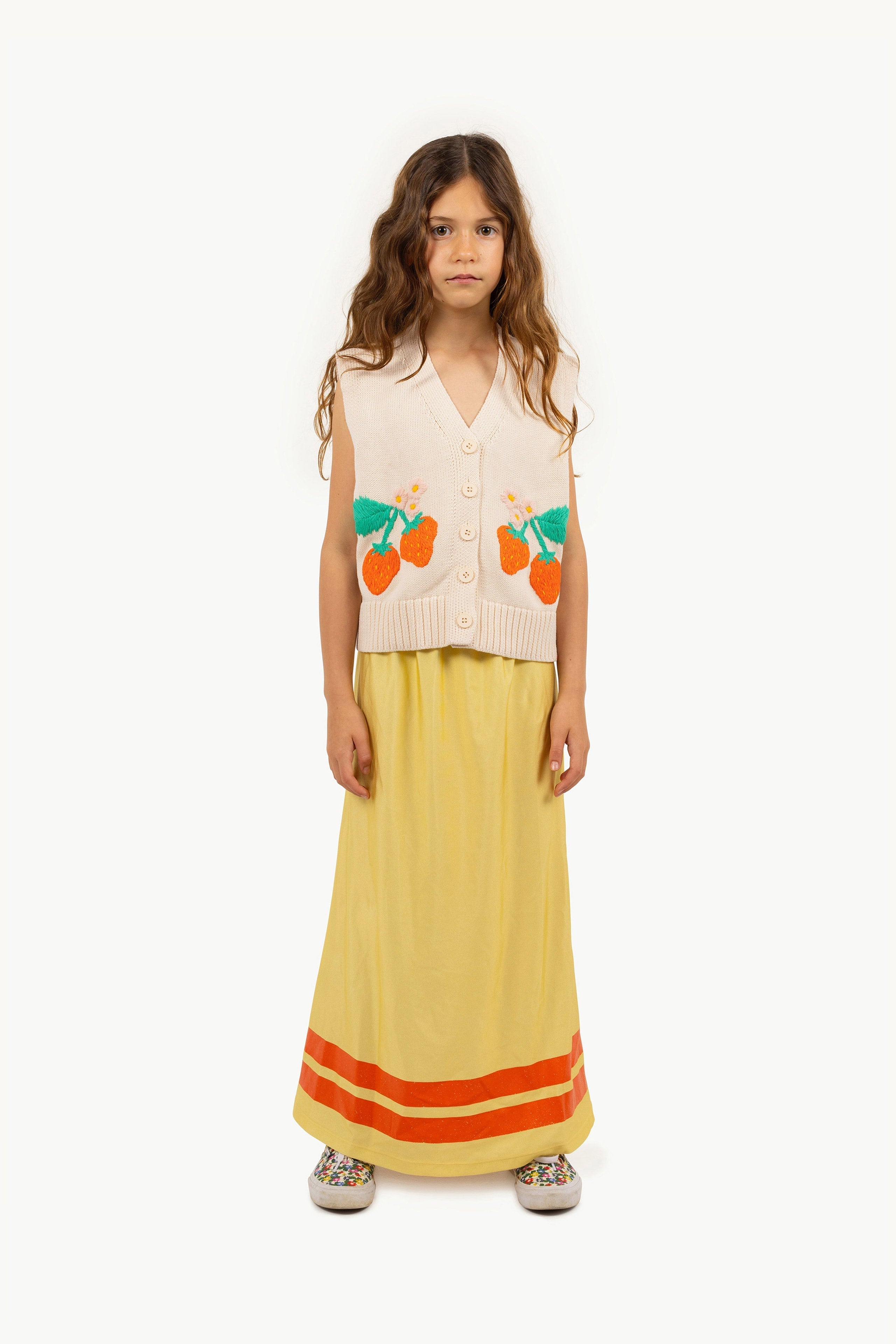 STRIPES SHINY SKIRT