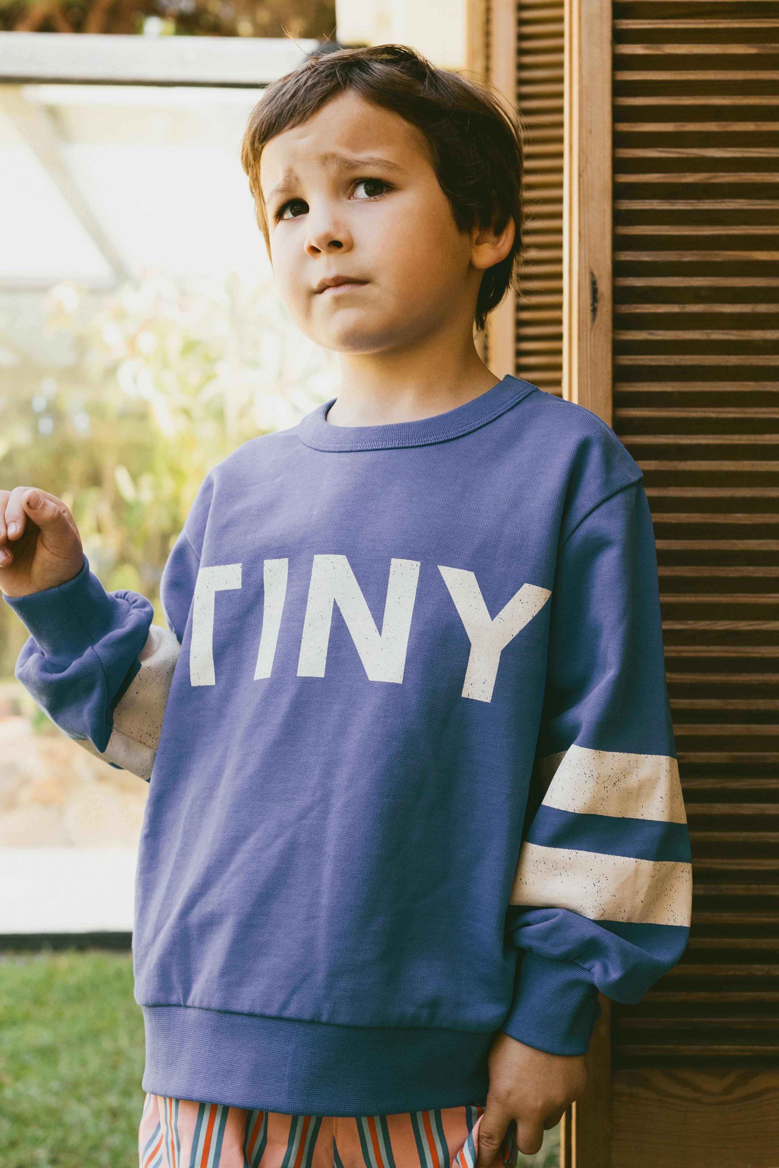 STRIPES LOGO SWEATSHIRT