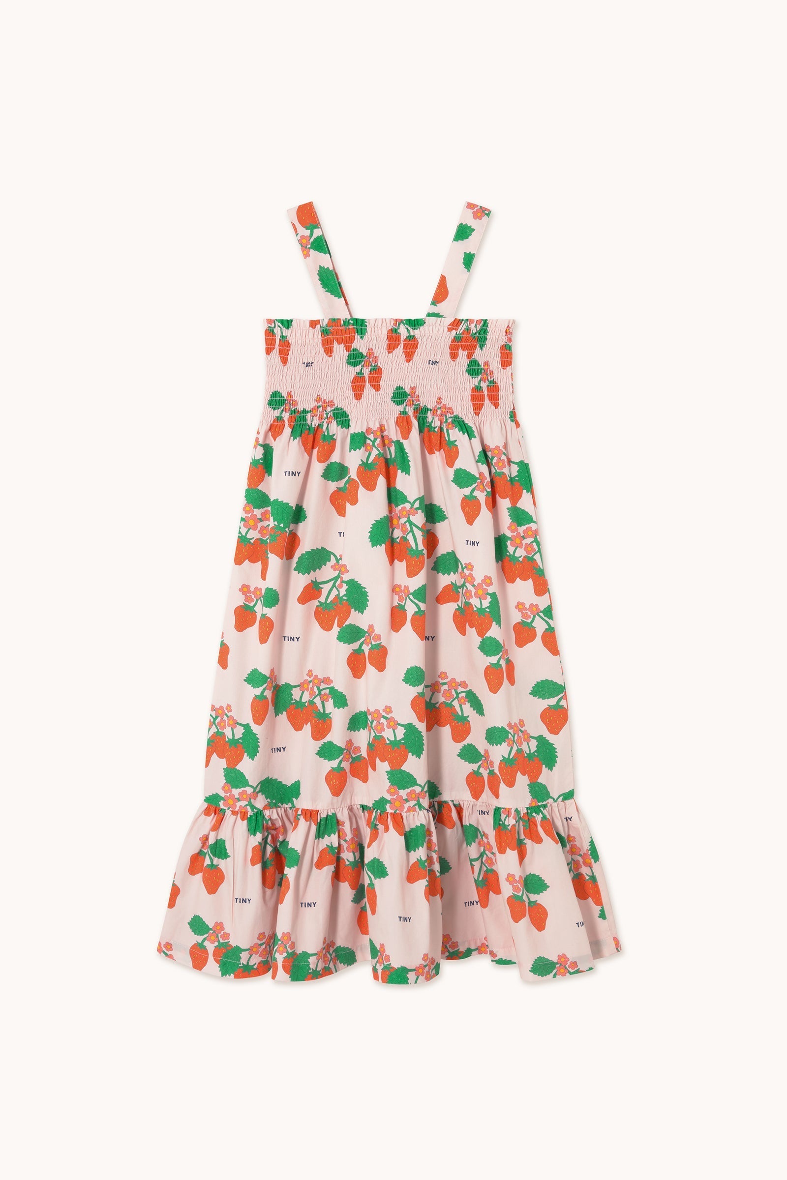 STRAWBERRIES WOVEN DRESS