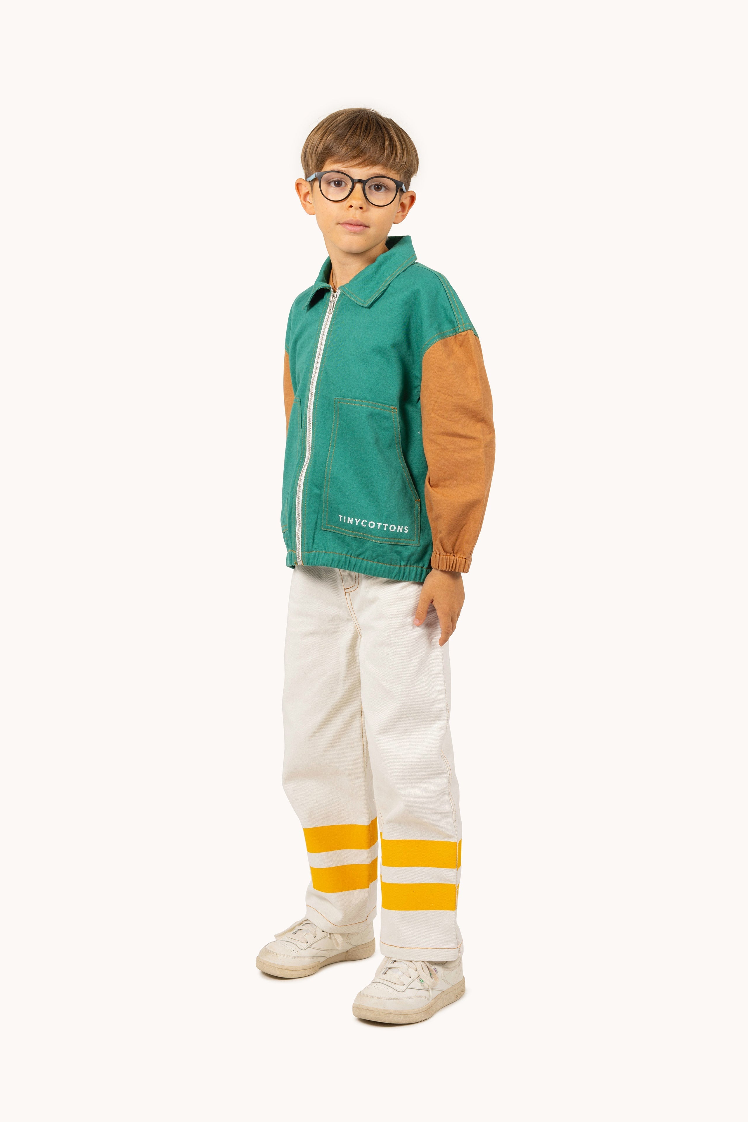 COLOR BLOCKED JACKET