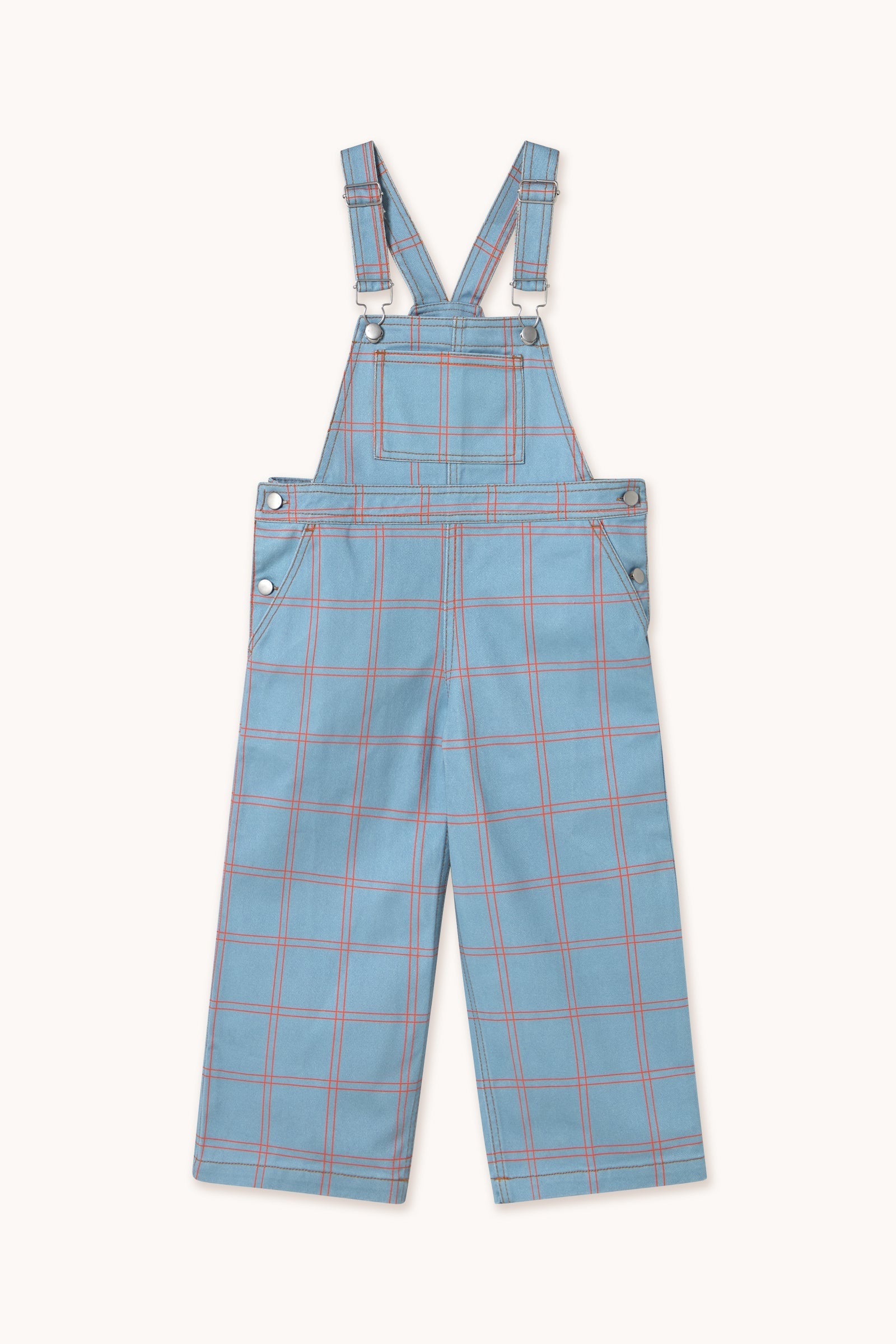 CHECK DUNGAREE