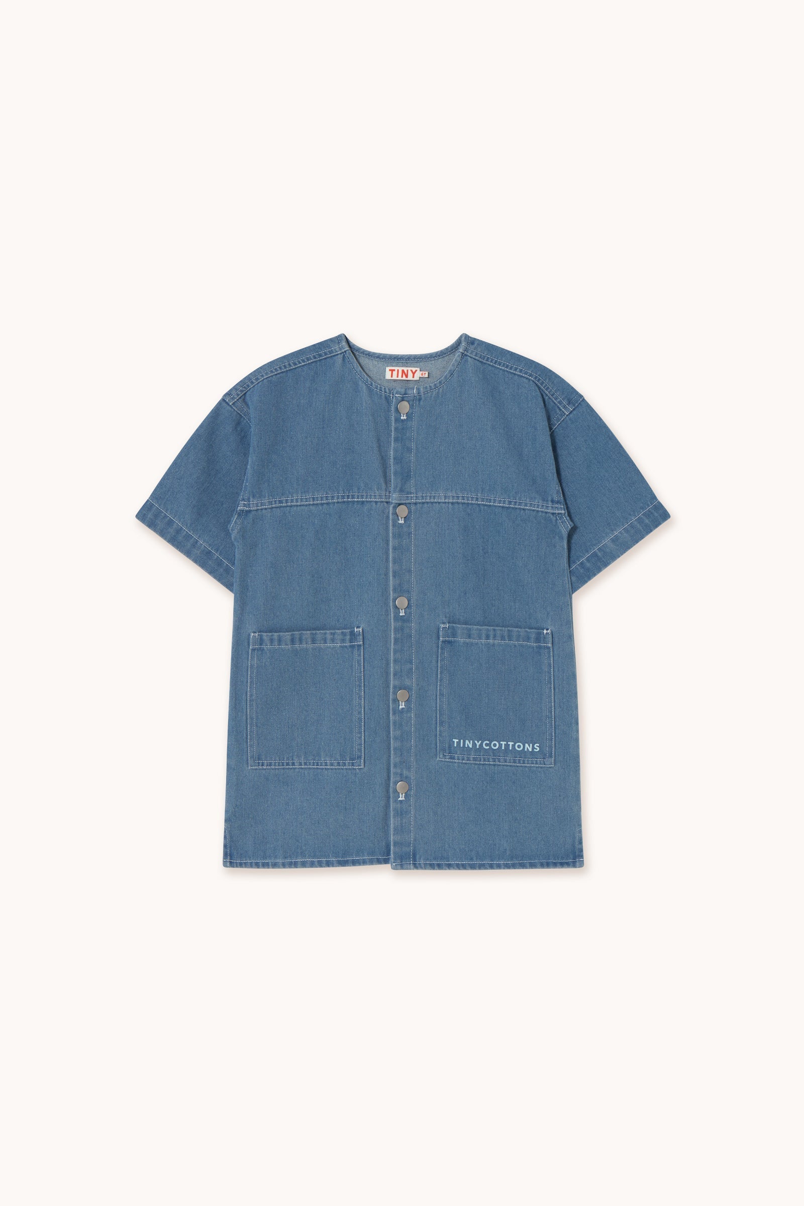 GRAPHIC DENIM DRESS