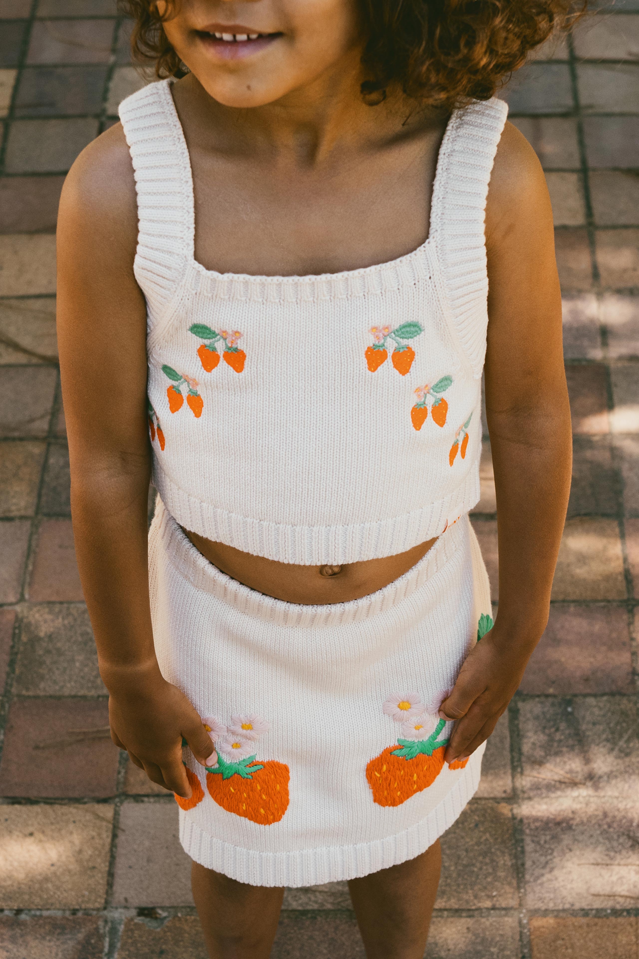 STRAWBERRIES  SKIRT