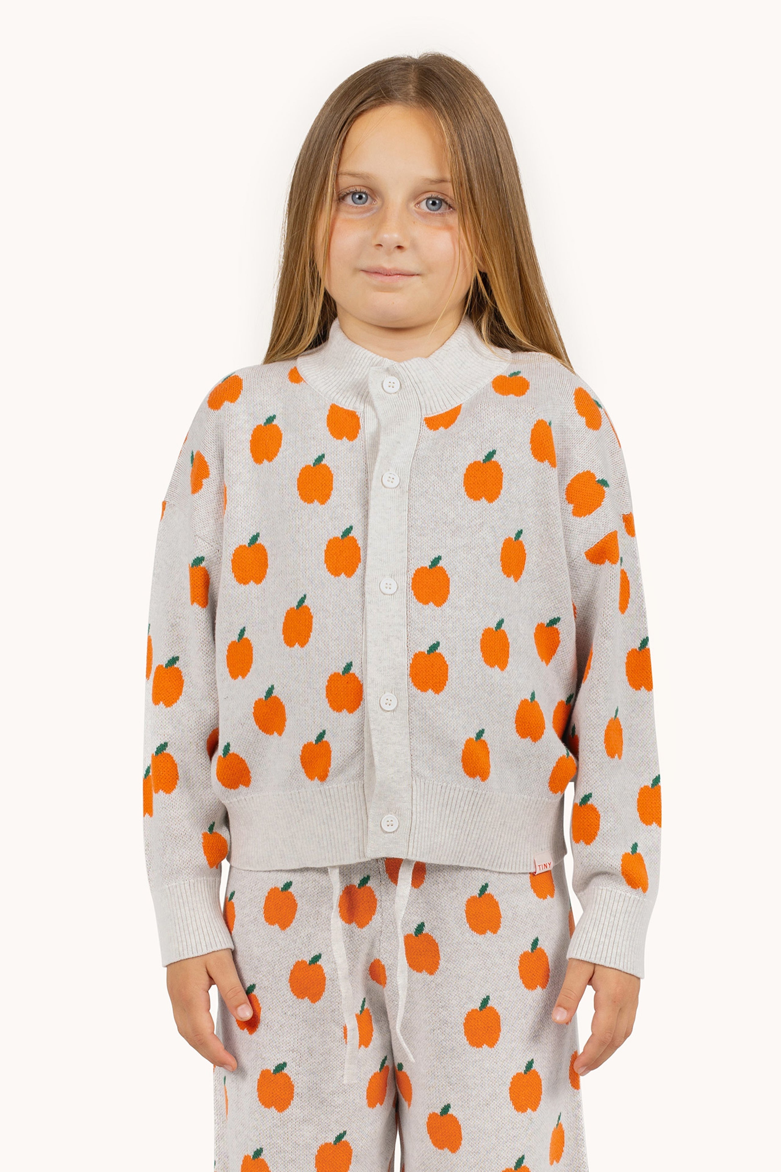 APPLES MOCKNECK CARDIGAN