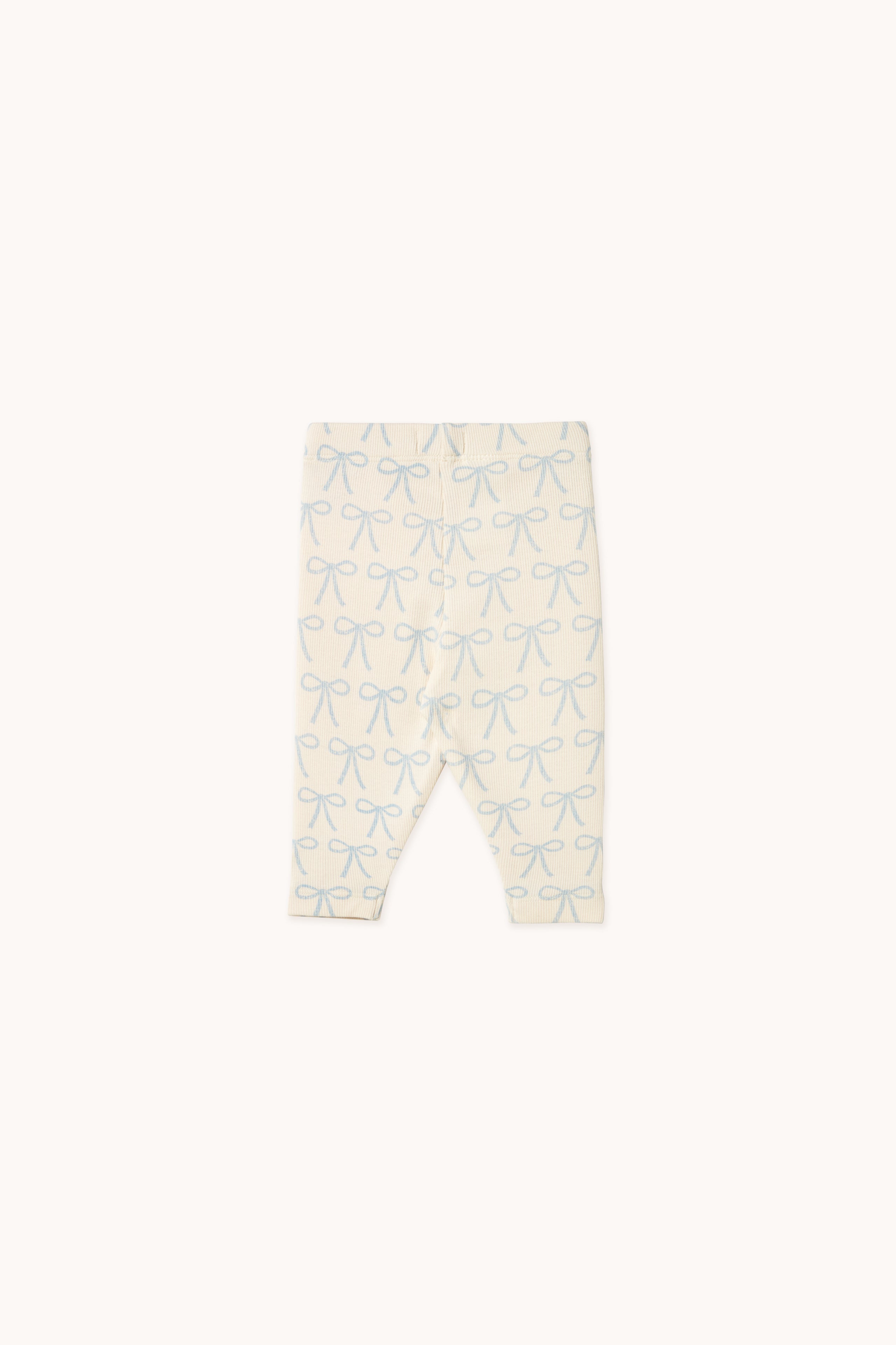 BOWS BABY RIB PANT
