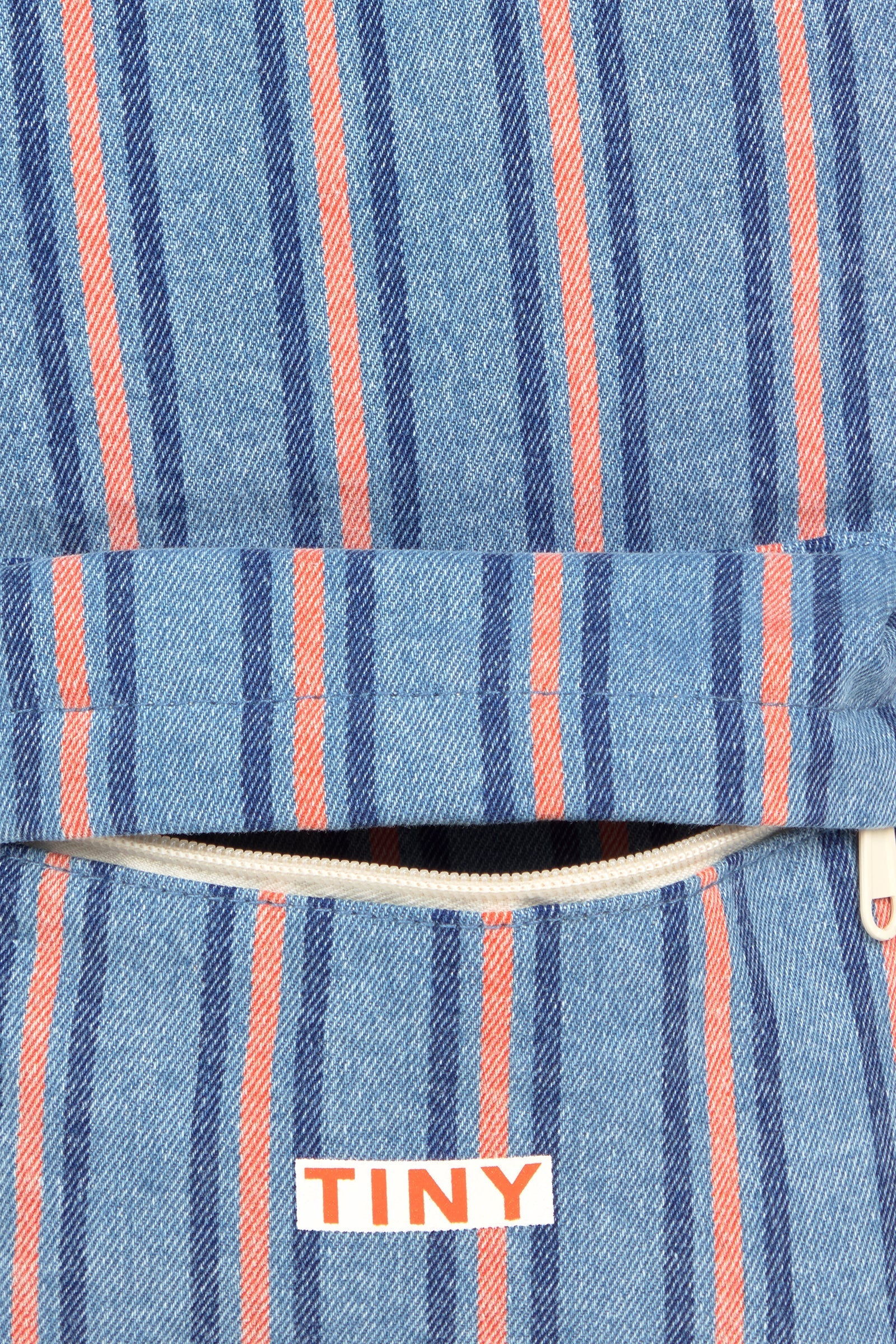 STRIPES DENIM BACKPACK