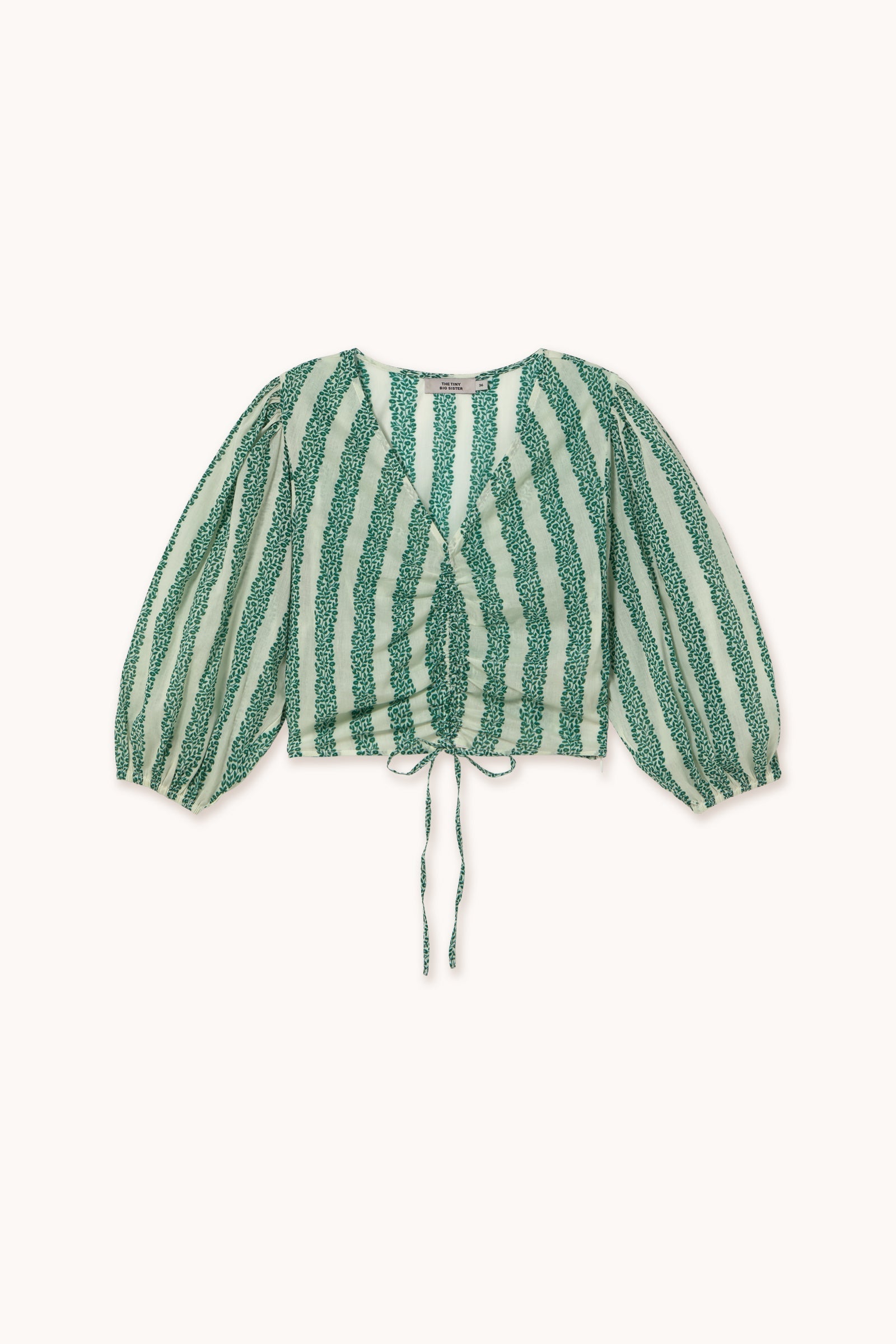 FLOWERS V-NECK BLOUSE