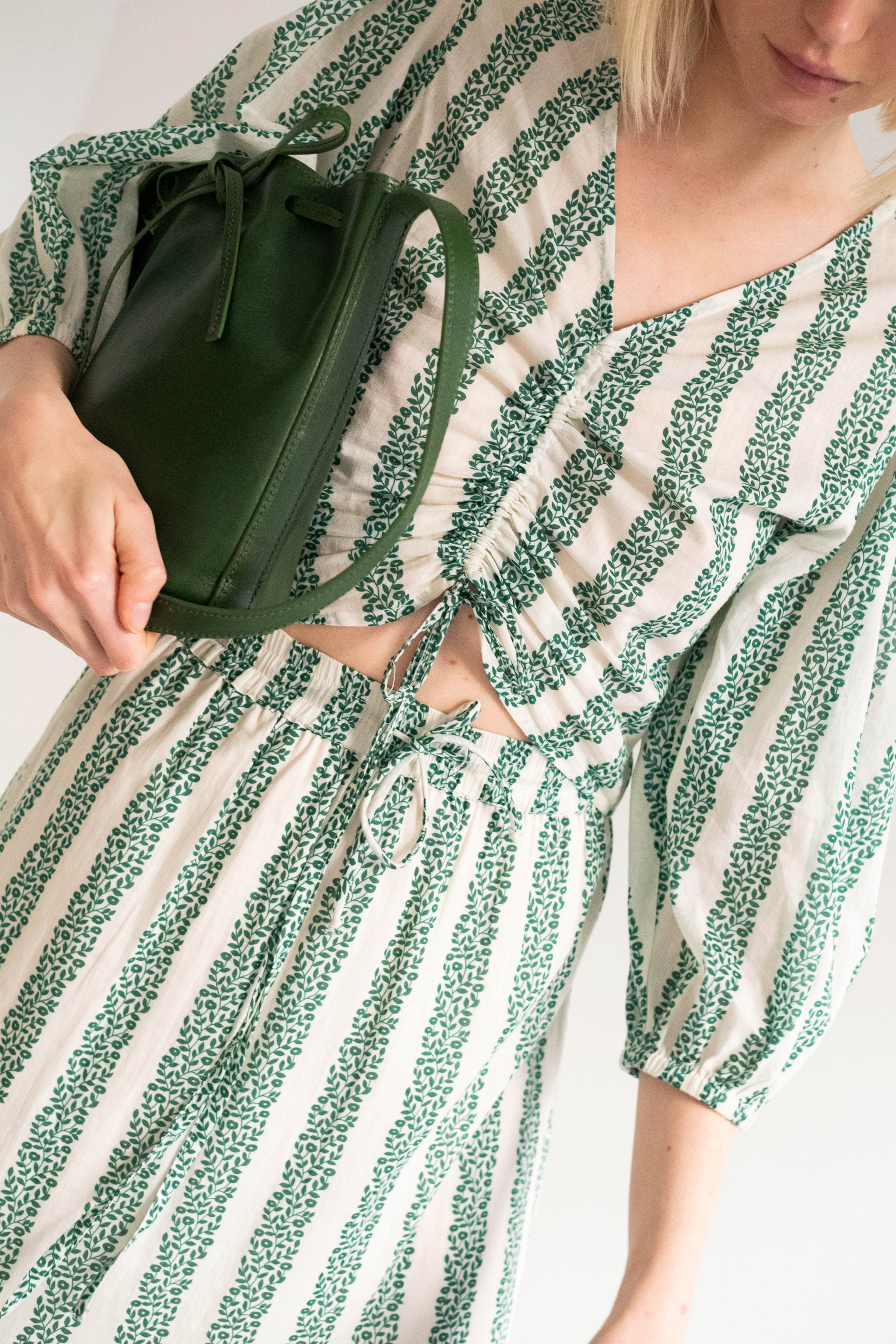 FLOWERS FRILL SKIRT