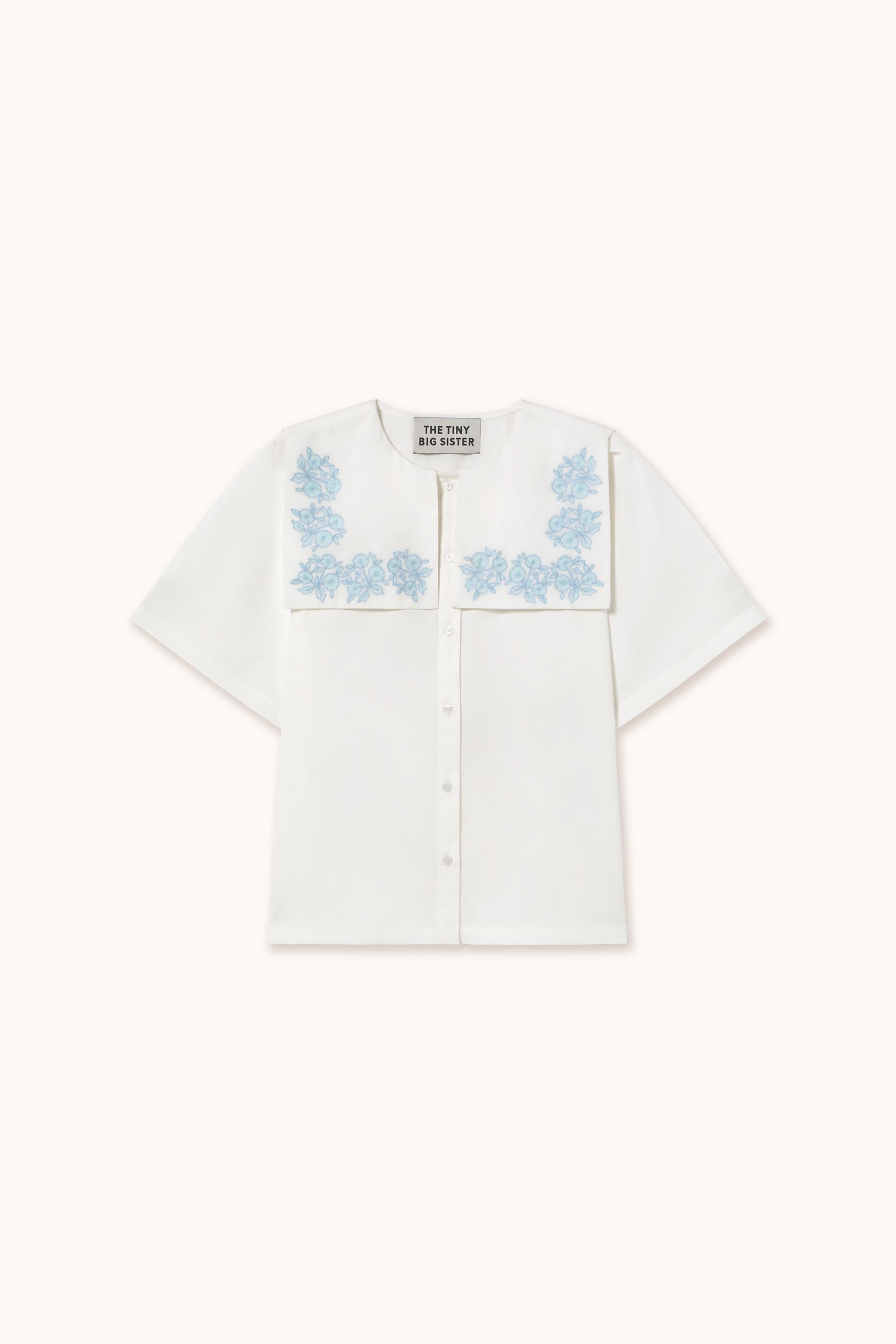 FLOWERS EMBROIDERED BLOUSE