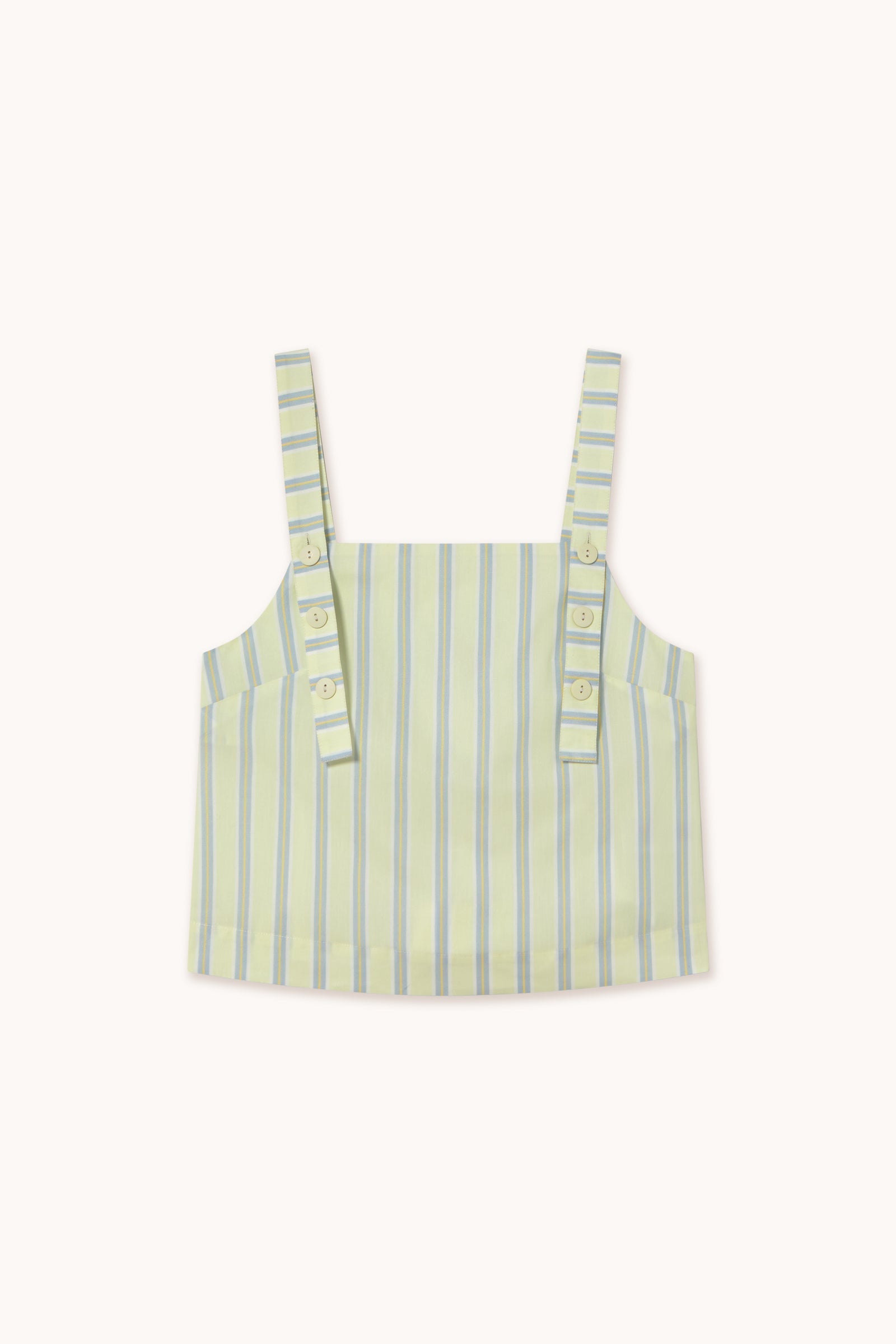STRIPES BUTTONS STRAPS TOP