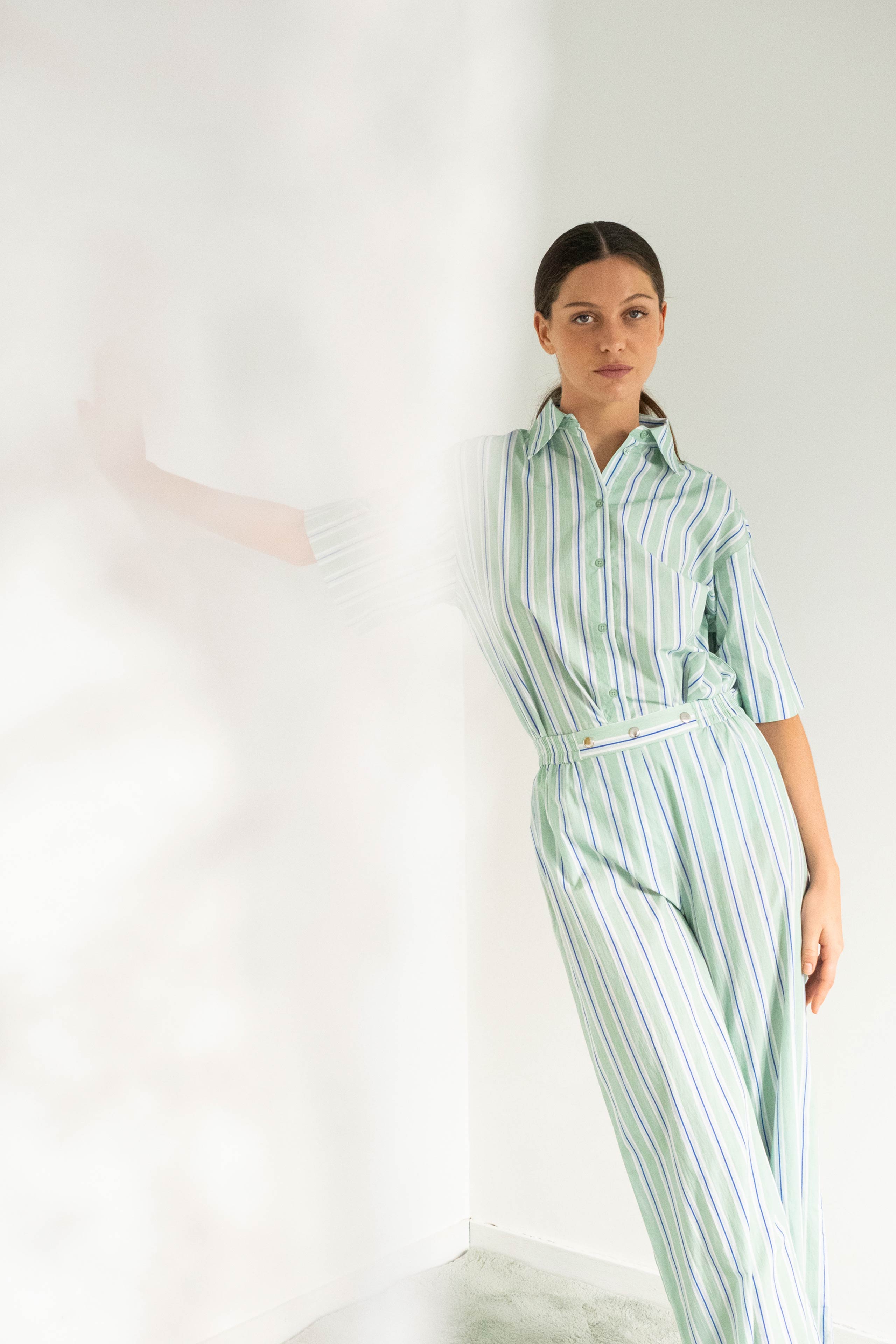 STRIPES SHORT SLEEVE SHIRT