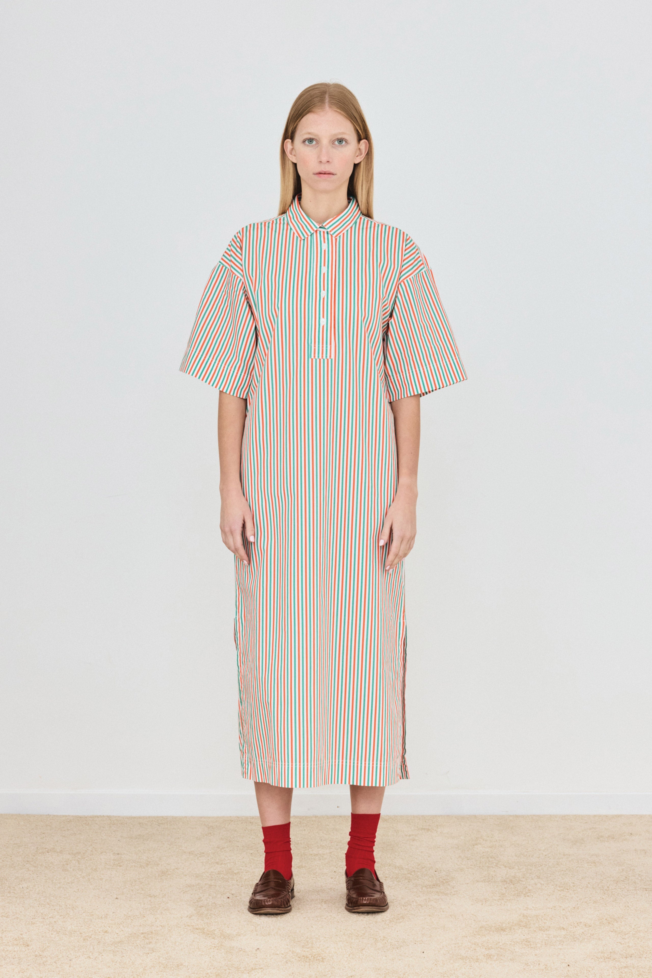 VESTIDO CAMISA RAYAS