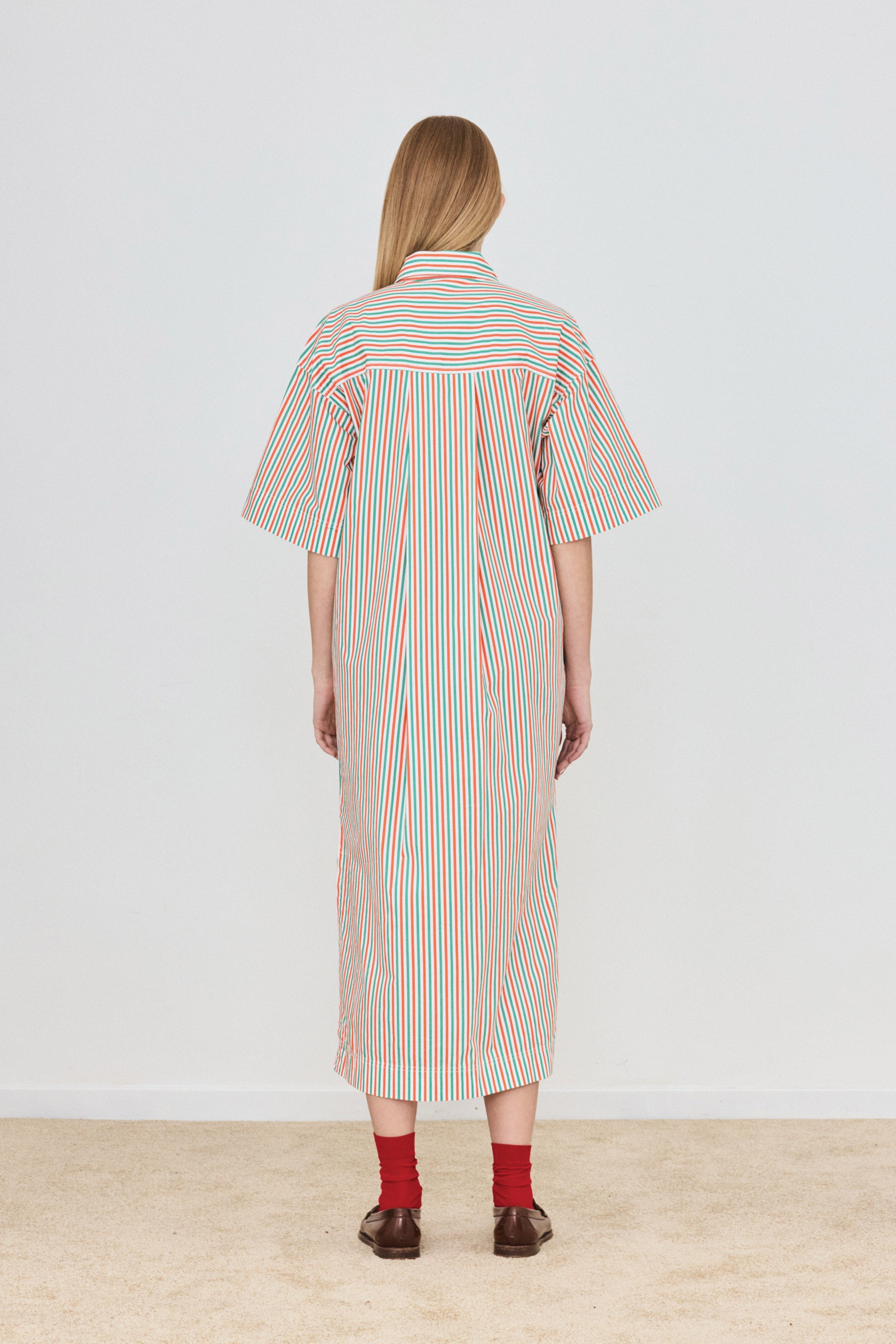 VESTIDO CAMISA RAYAS