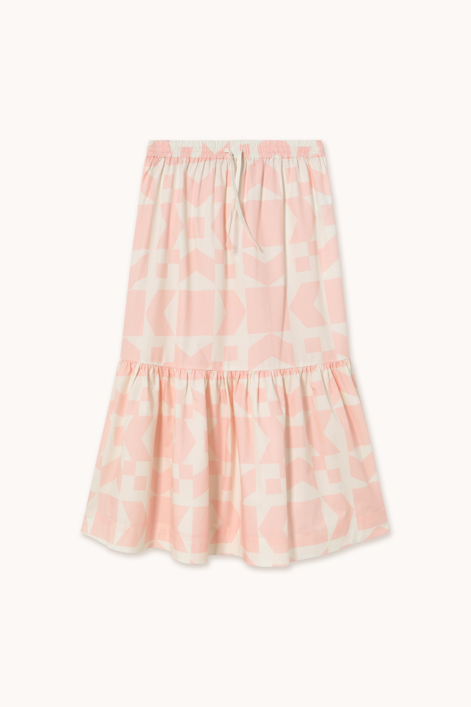 GEOMETRIC FRILL SKIRT