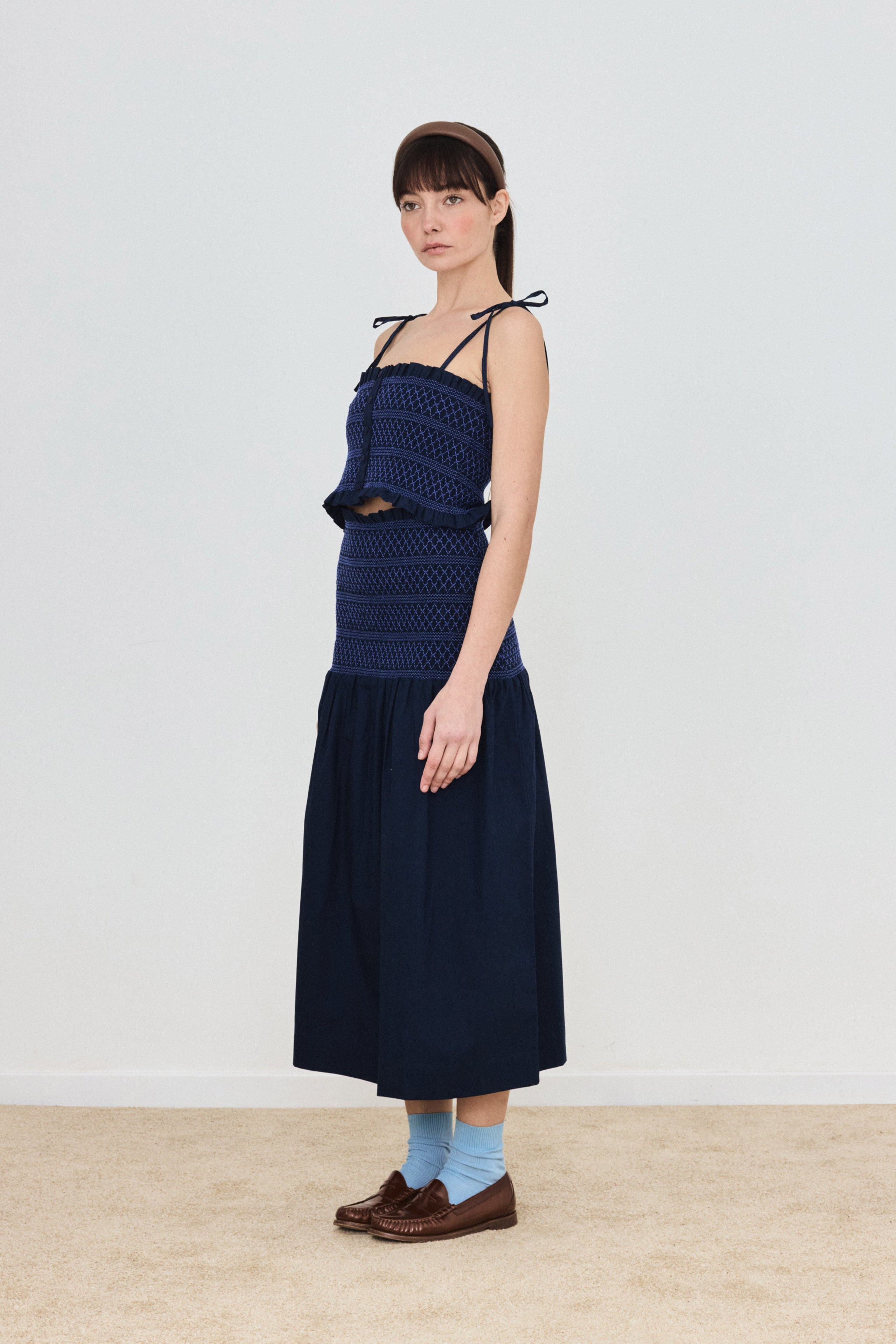CROP TOP SMOCK