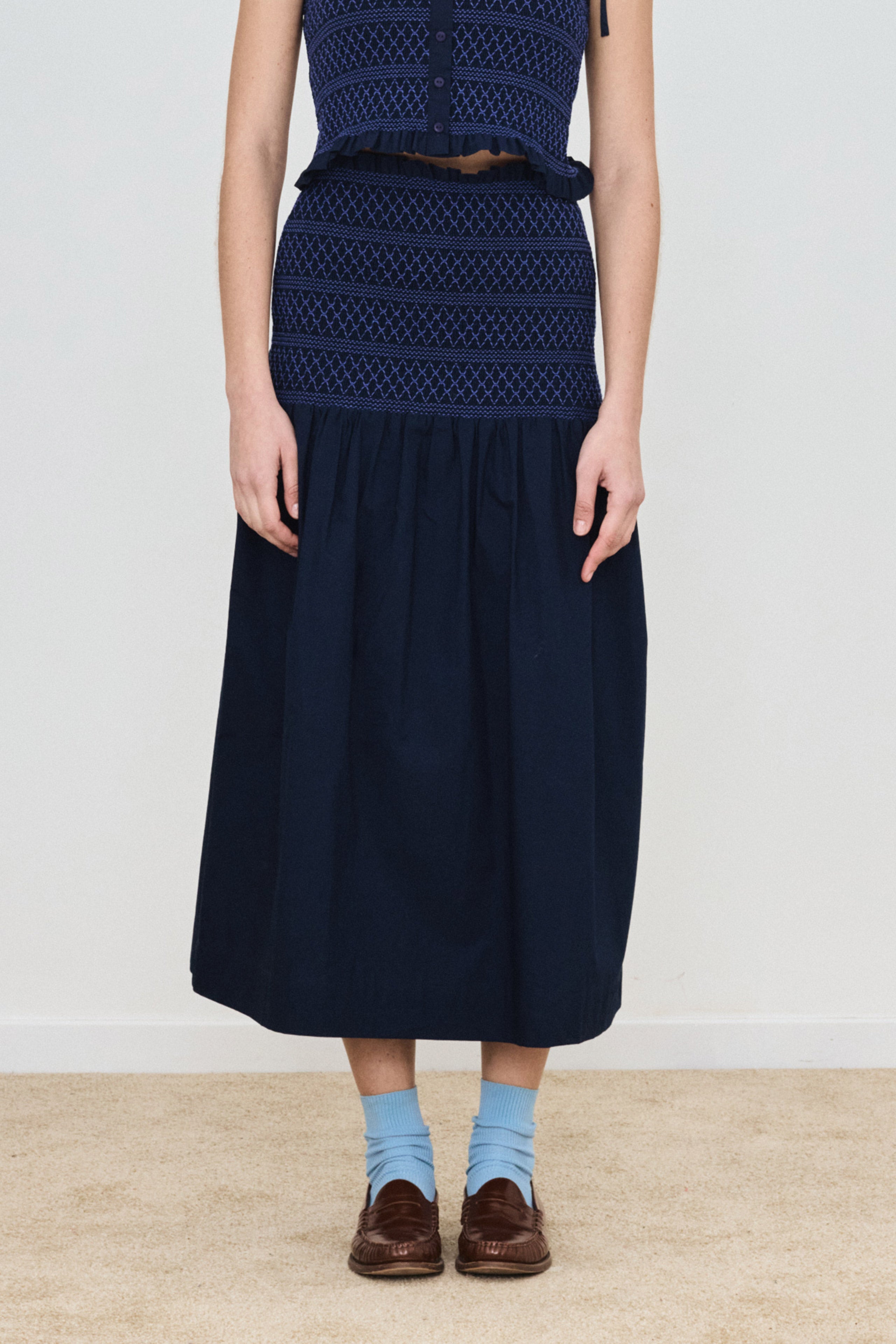 FALDA SMOCK