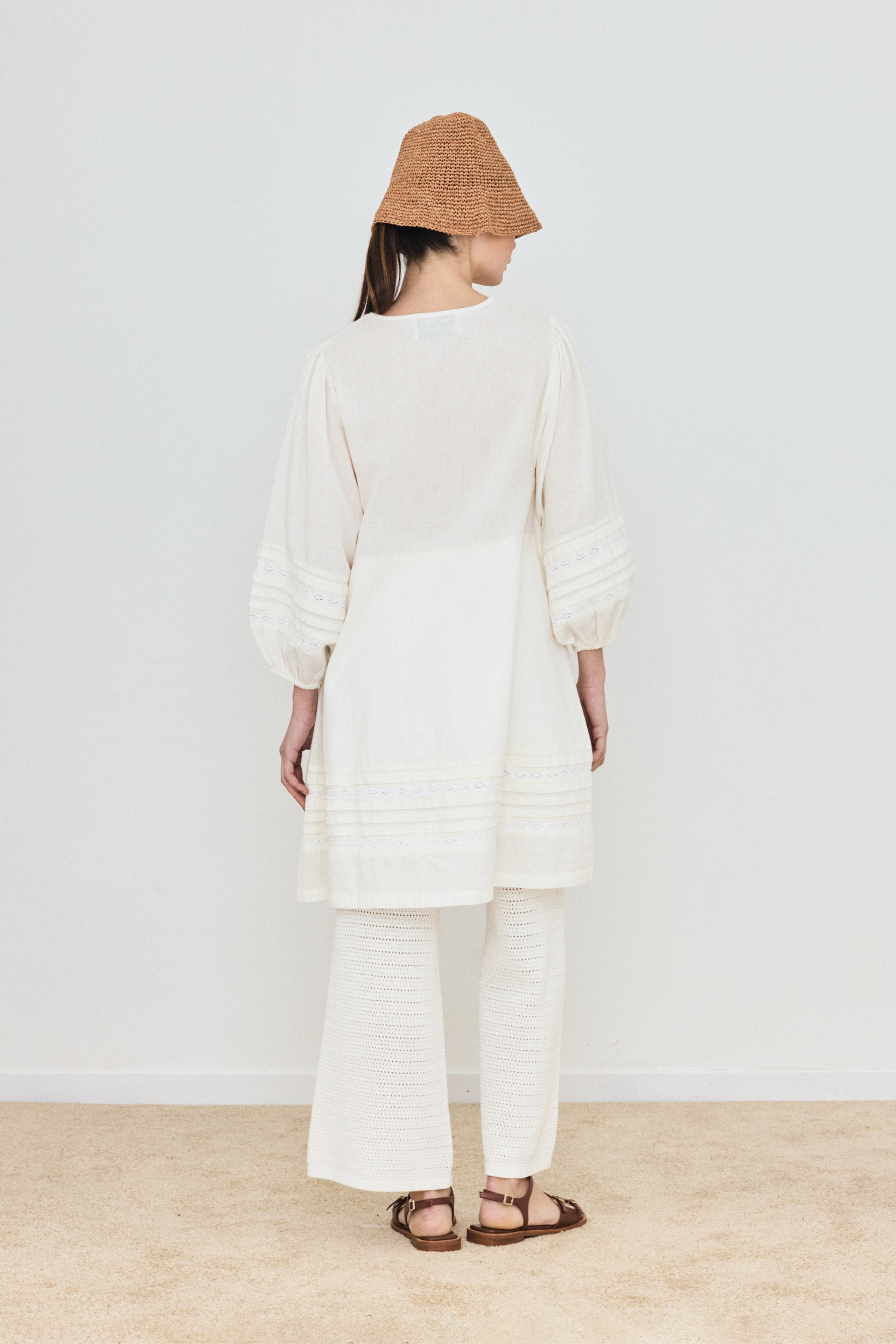 PUFF SLEEVES DRESS
