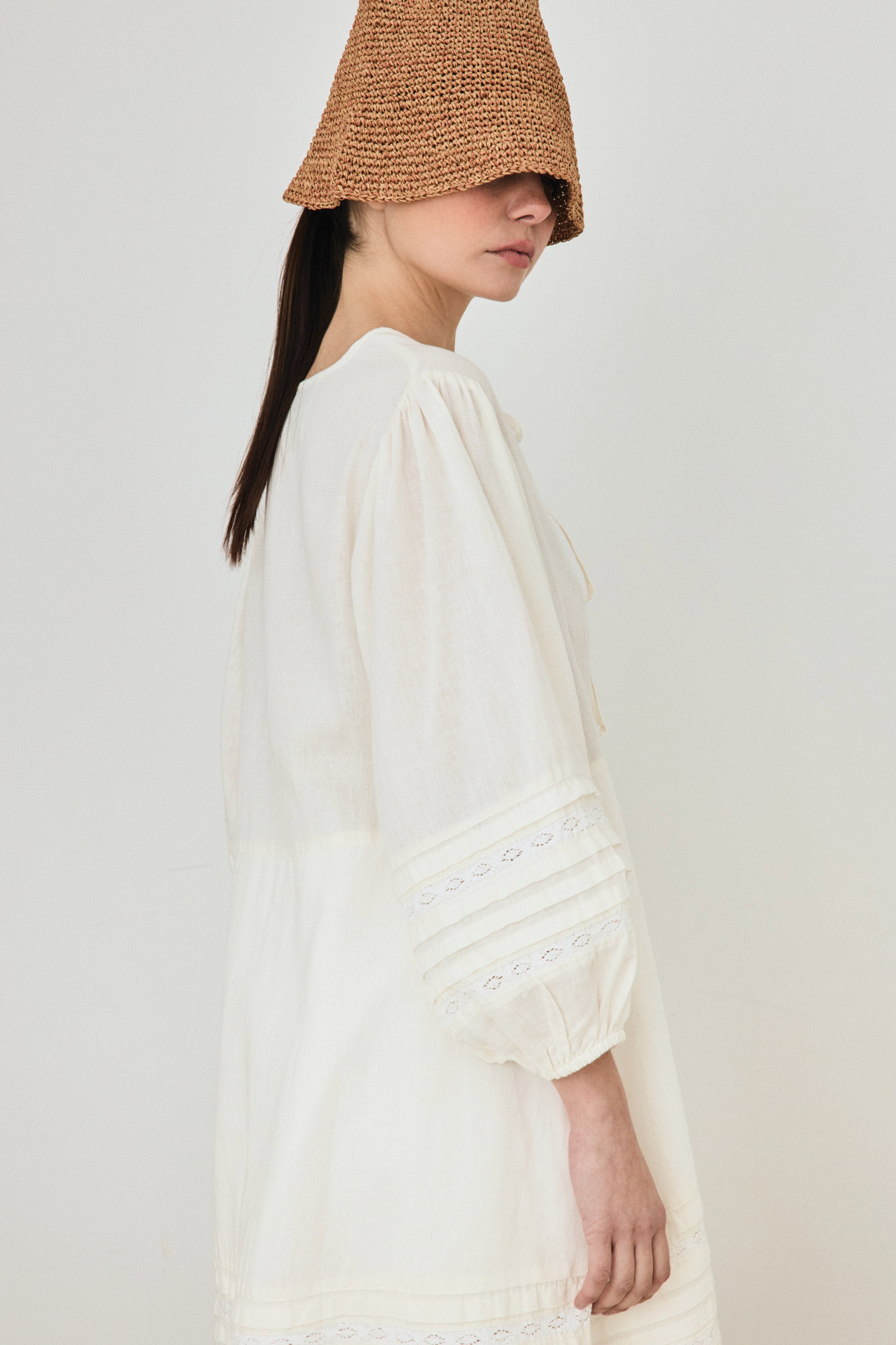 PUFF SLEEVES DRESS