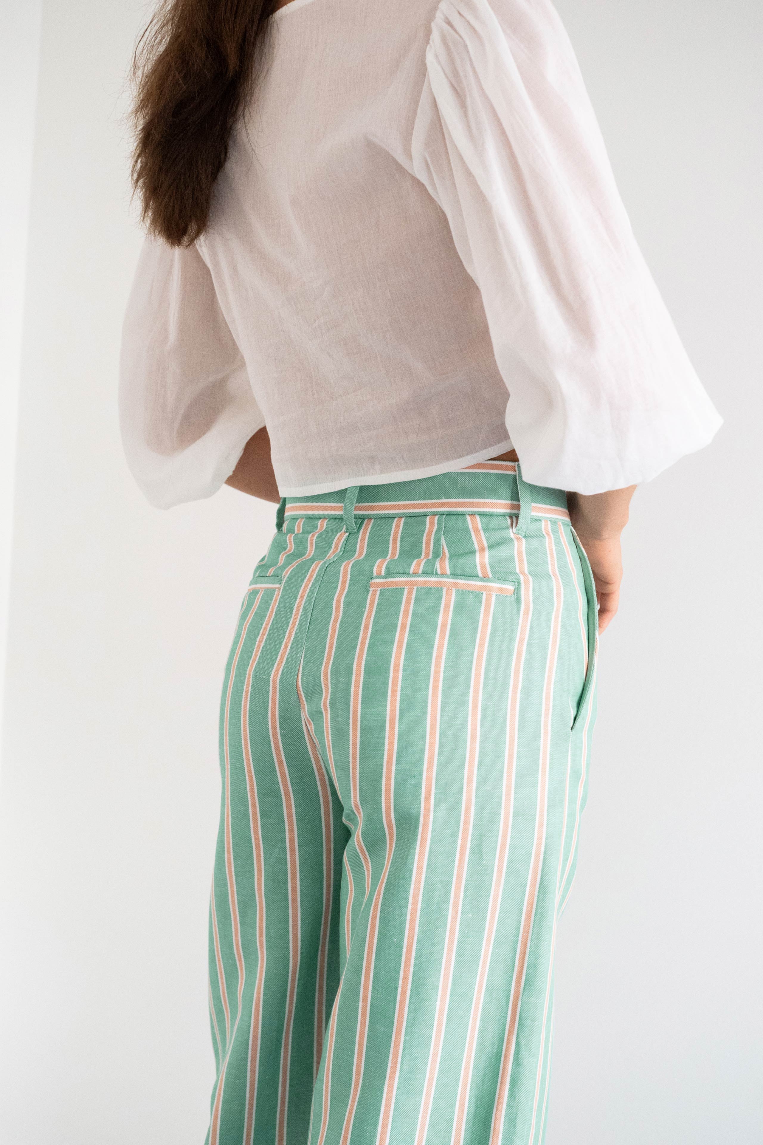 STRIPED TROUSERS