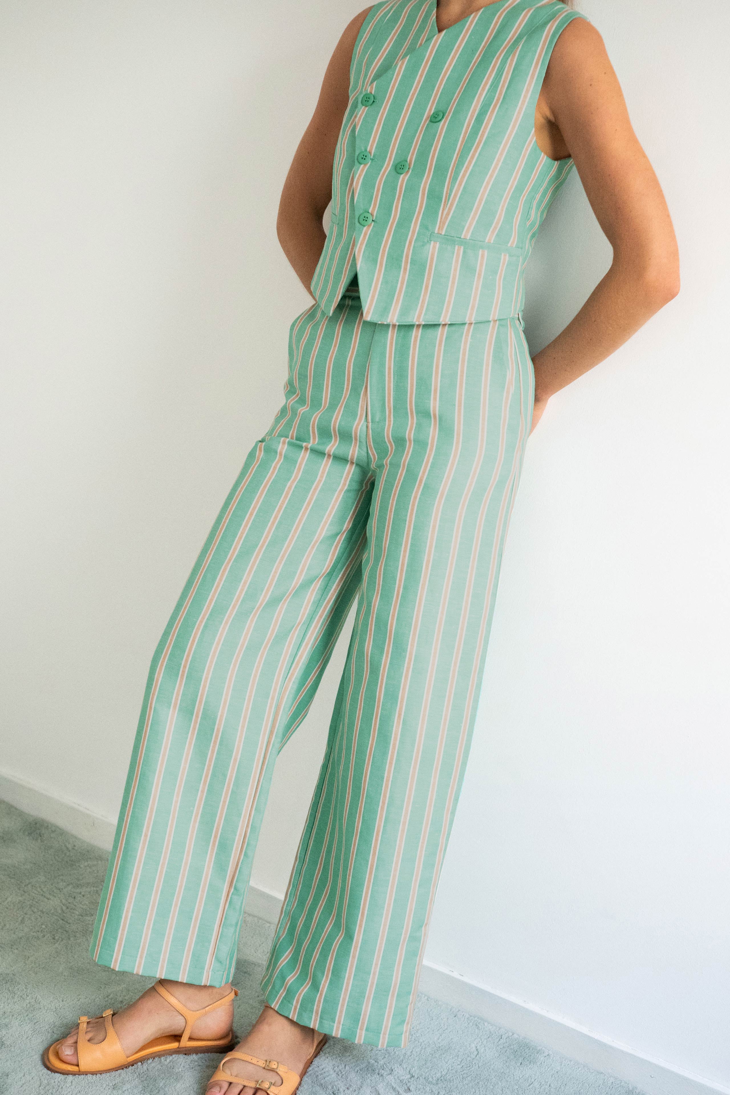 STRIPED TROUSERS