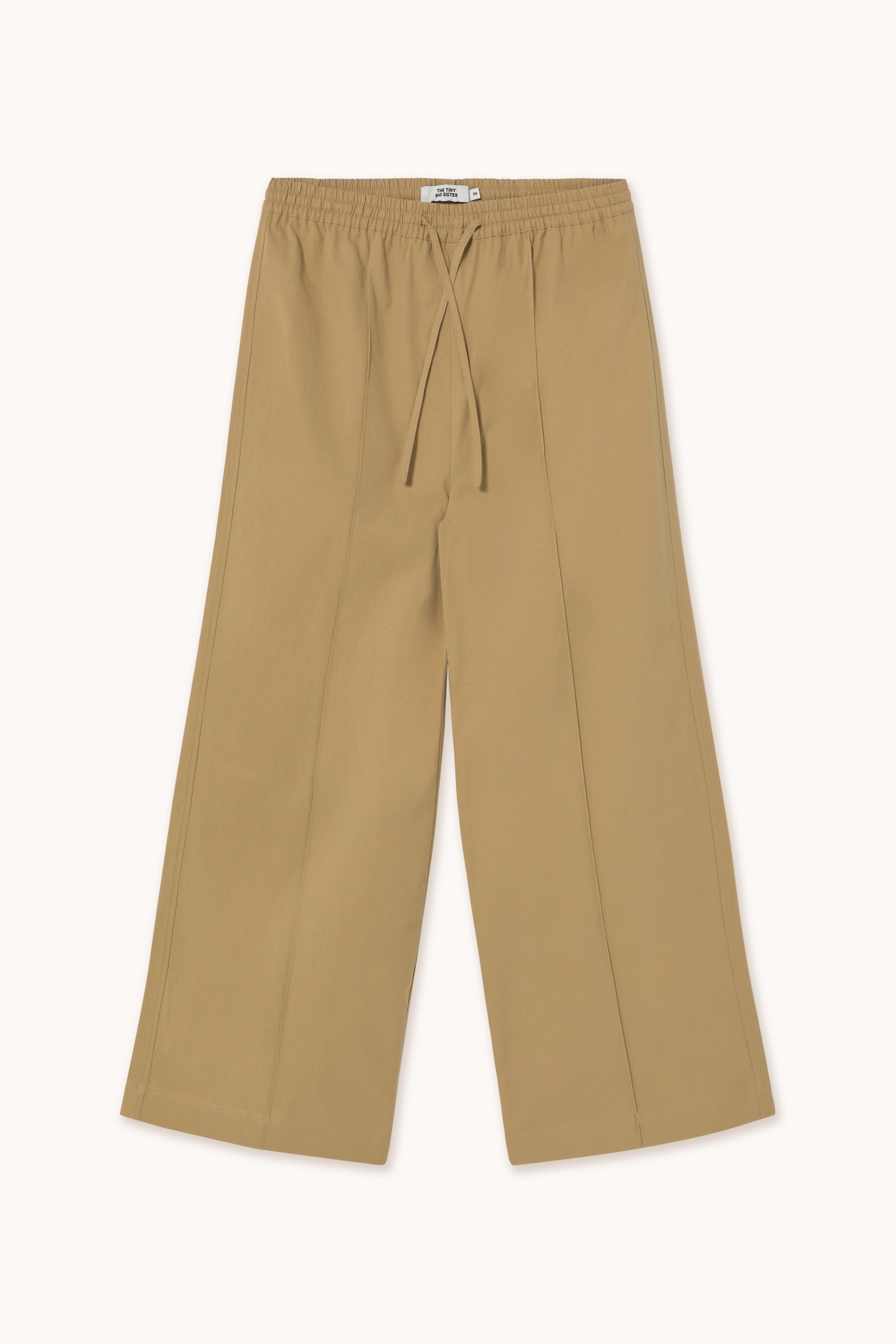TWILL ELASTICATED TROUSERS