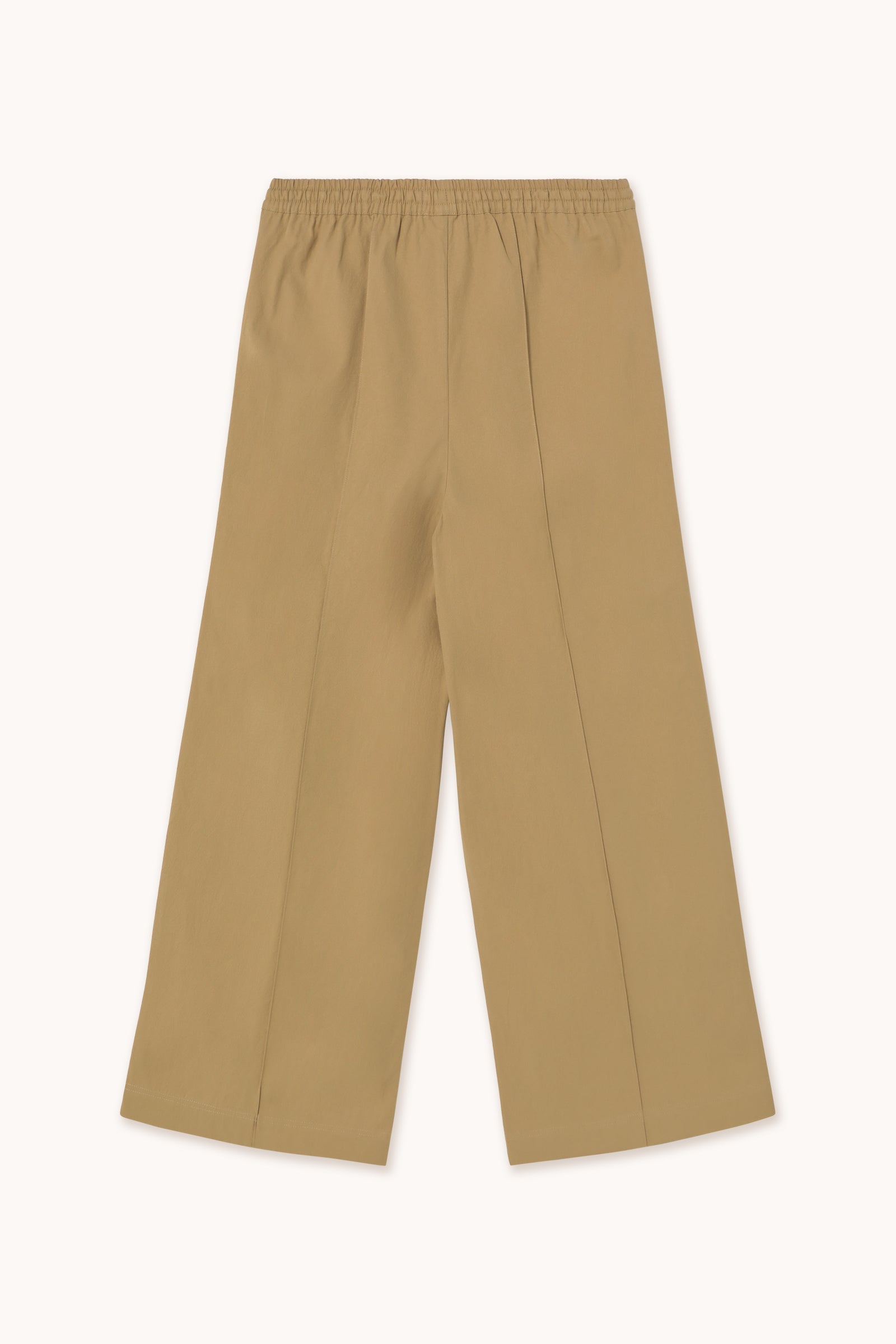 TWILL ELASTICATED TROUSERS