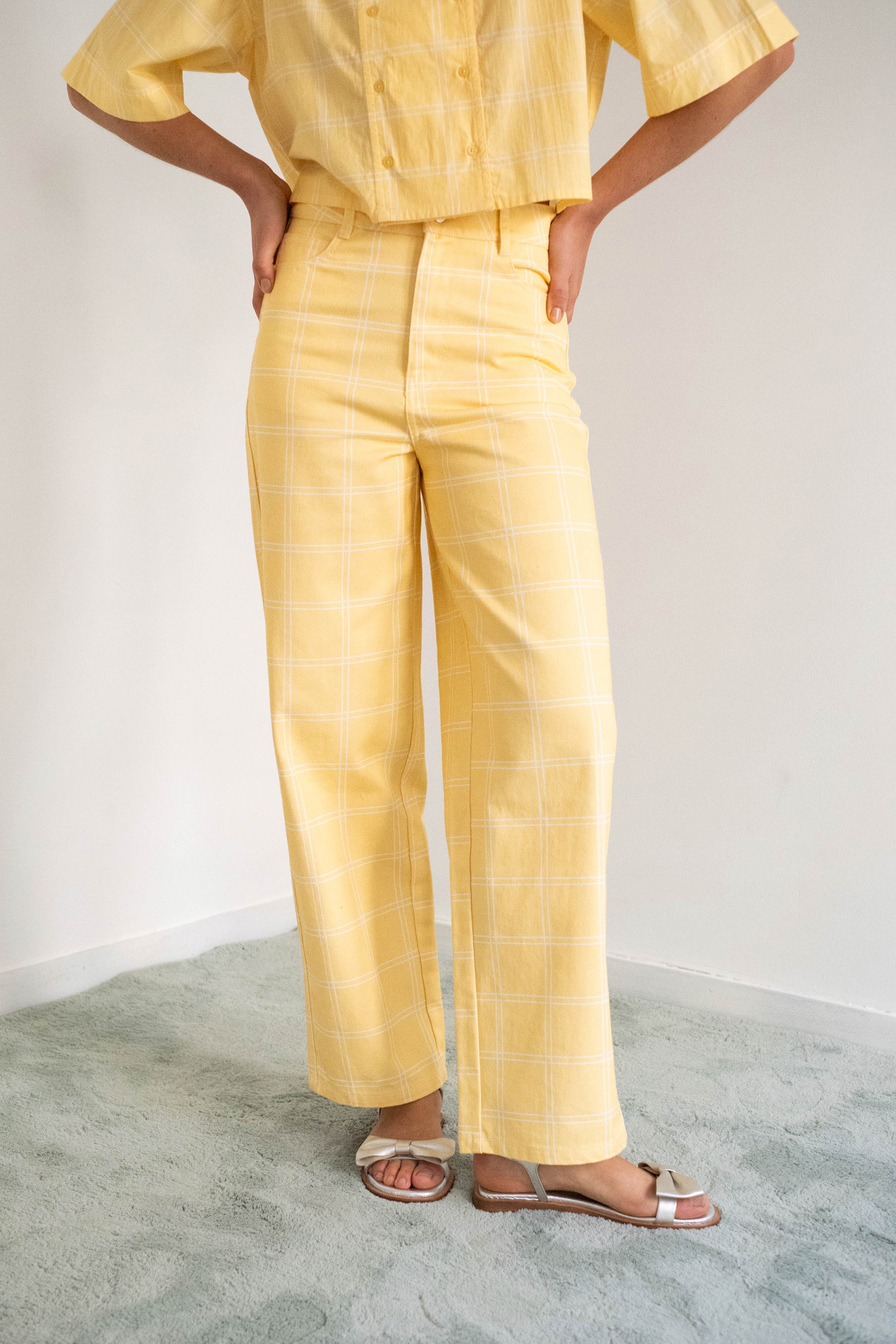 CHECK BERTA LONG DENIM