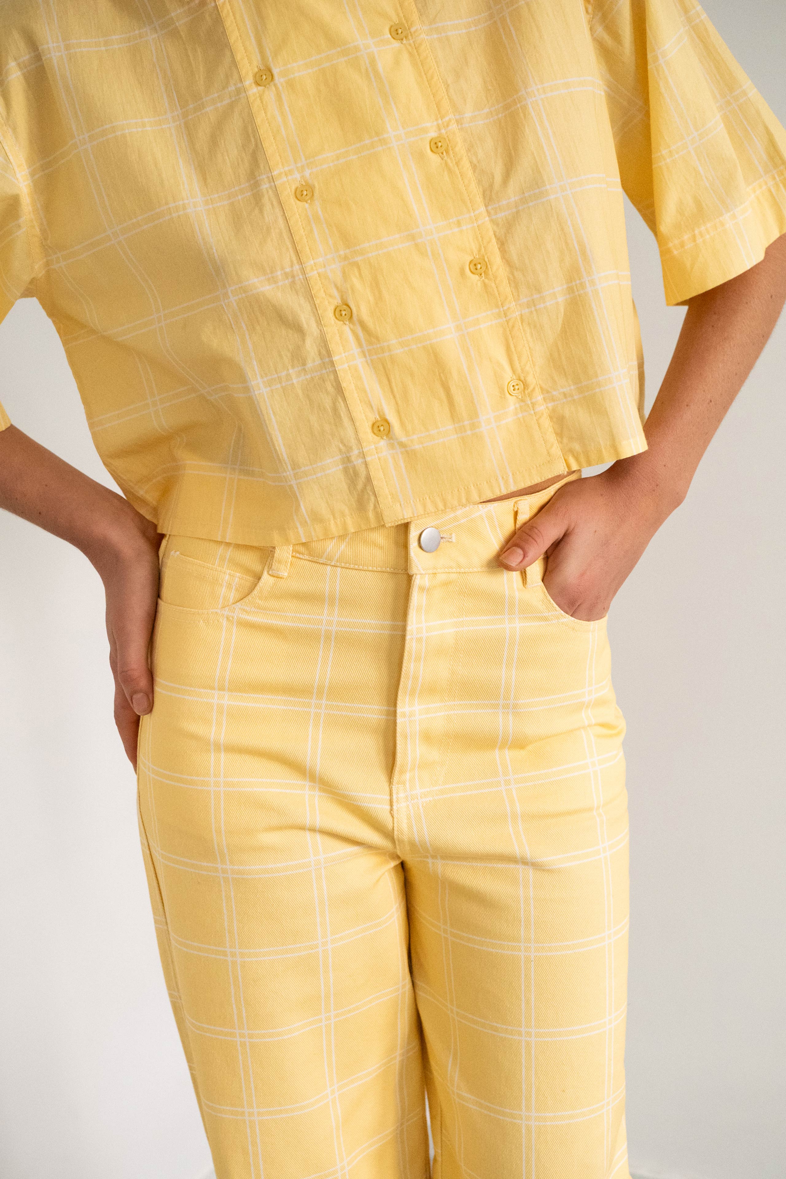 CHECK BERTA LONG DENIM