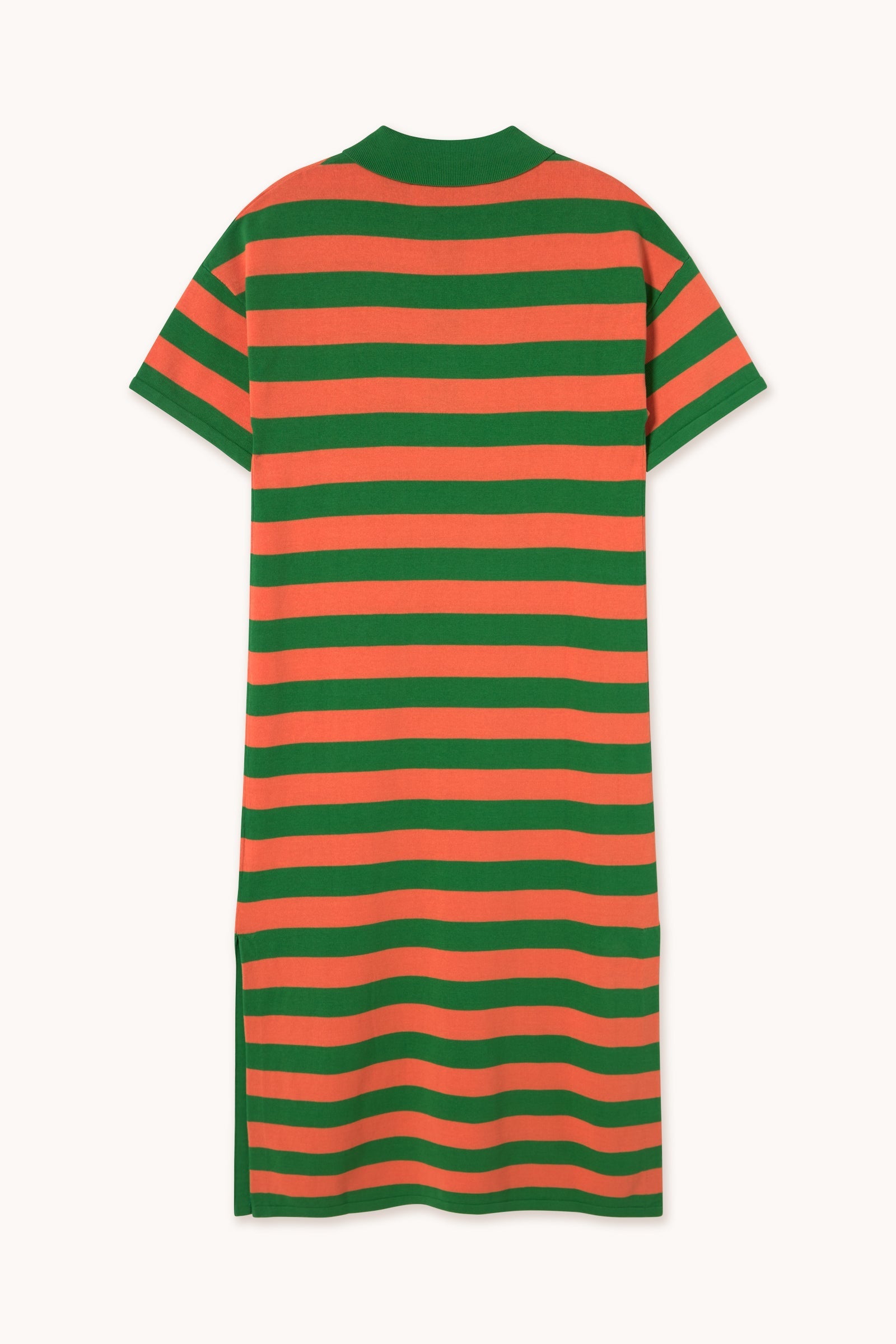 ワイド STRIPES ポロドレス