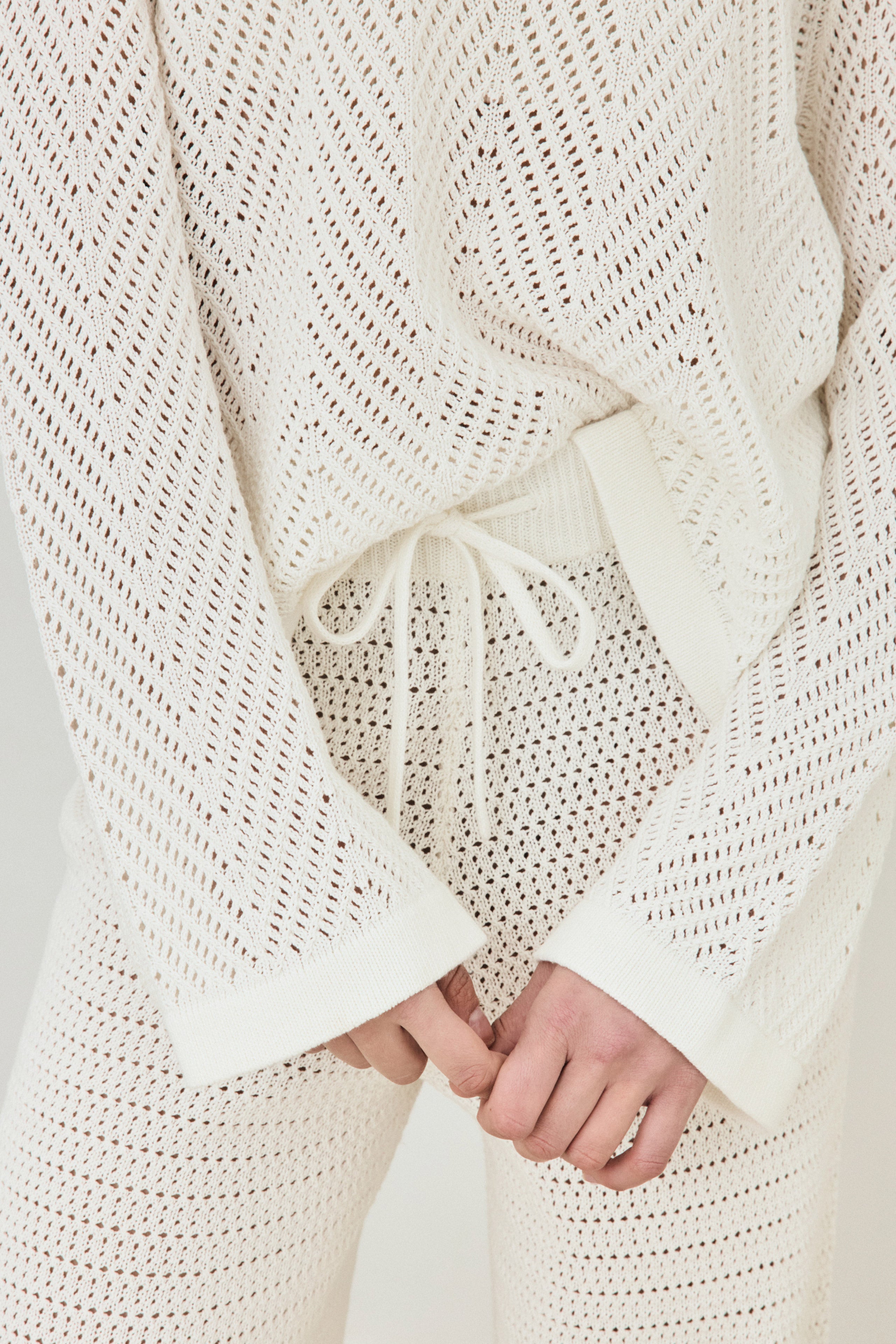 LACE KNITTED TROUSERS