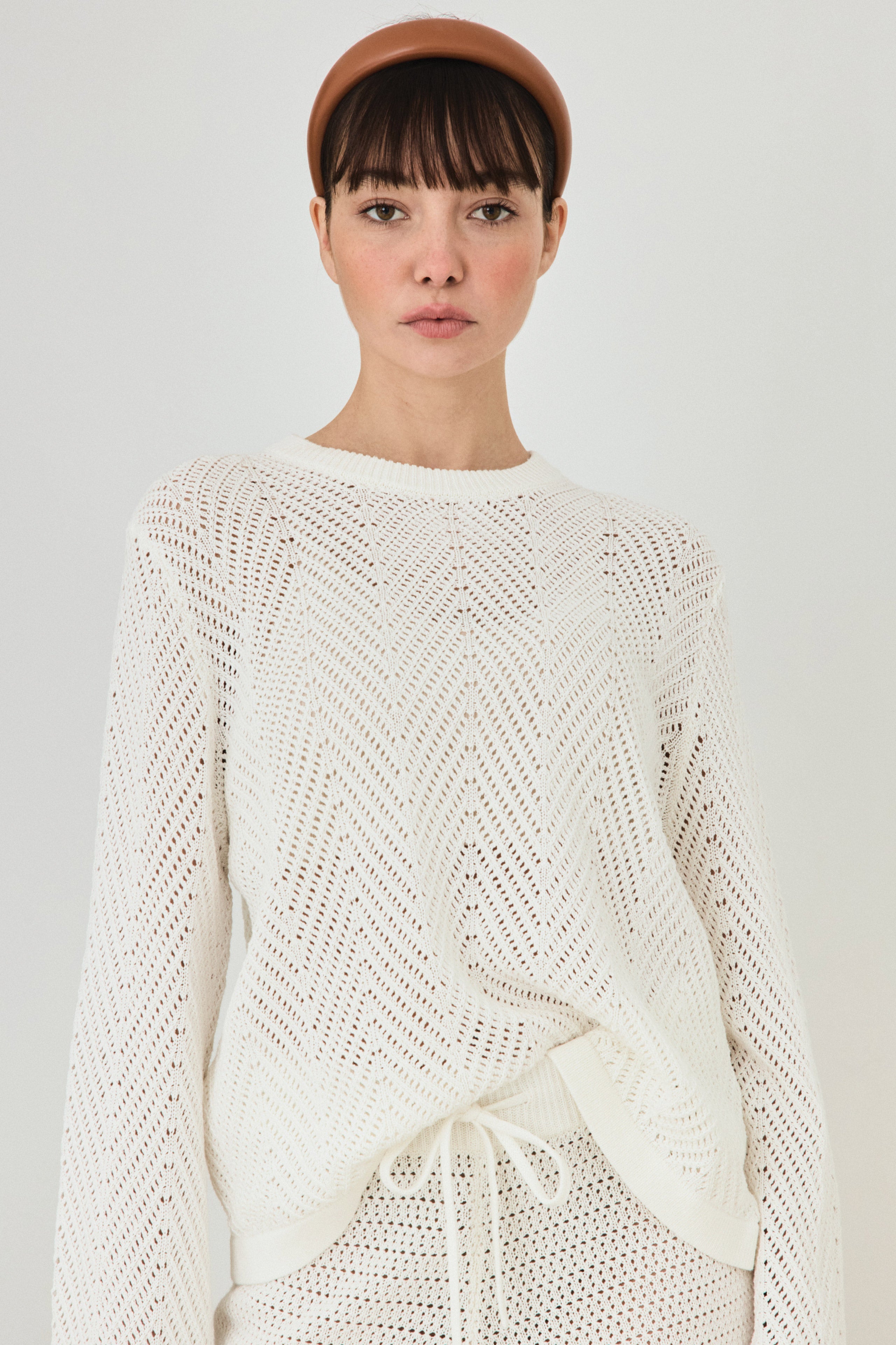 CHLOE LACE SWEATER