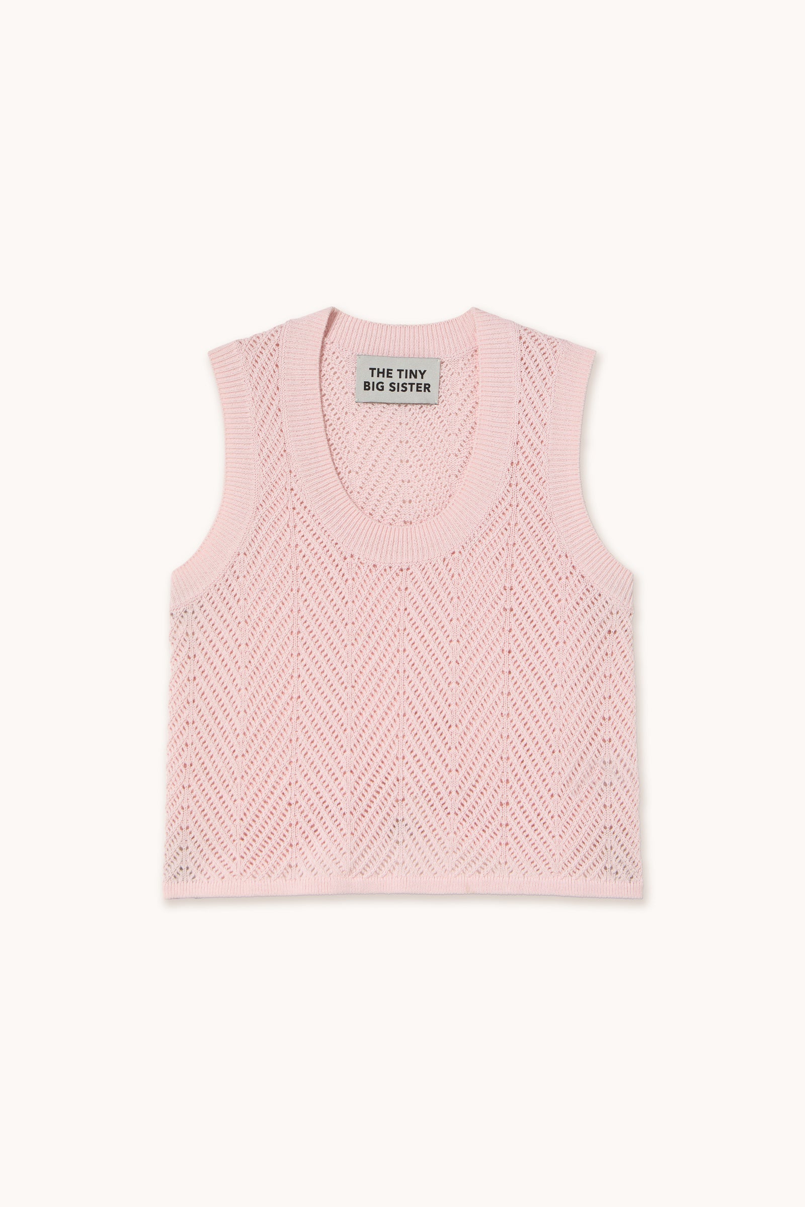 KNITTED LACE VEST
