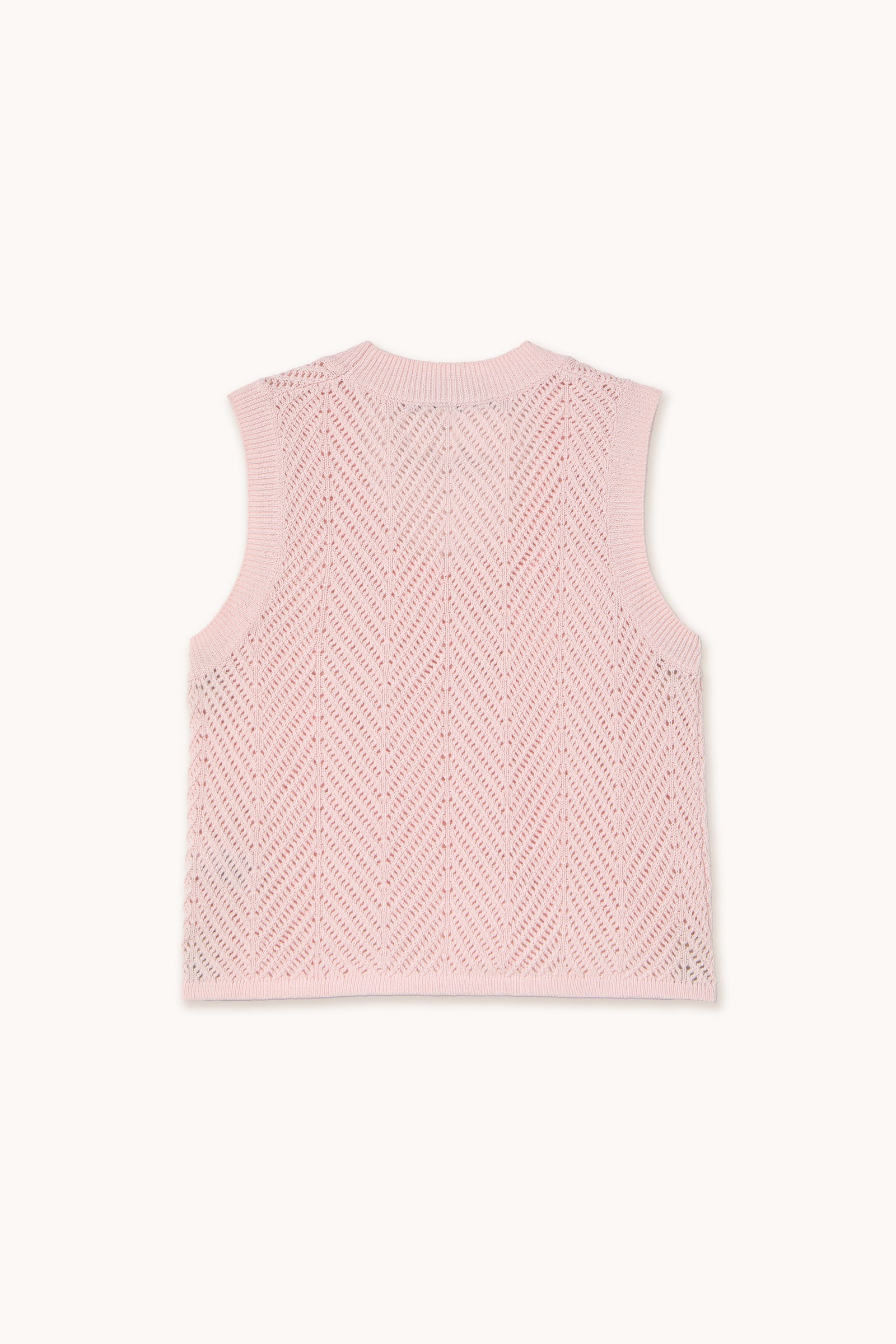 KNITTED LACE VEST