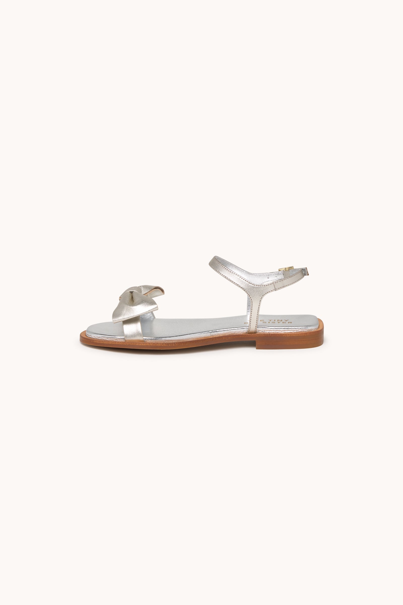 SANDALIAS DE LAZO METÁLICAS