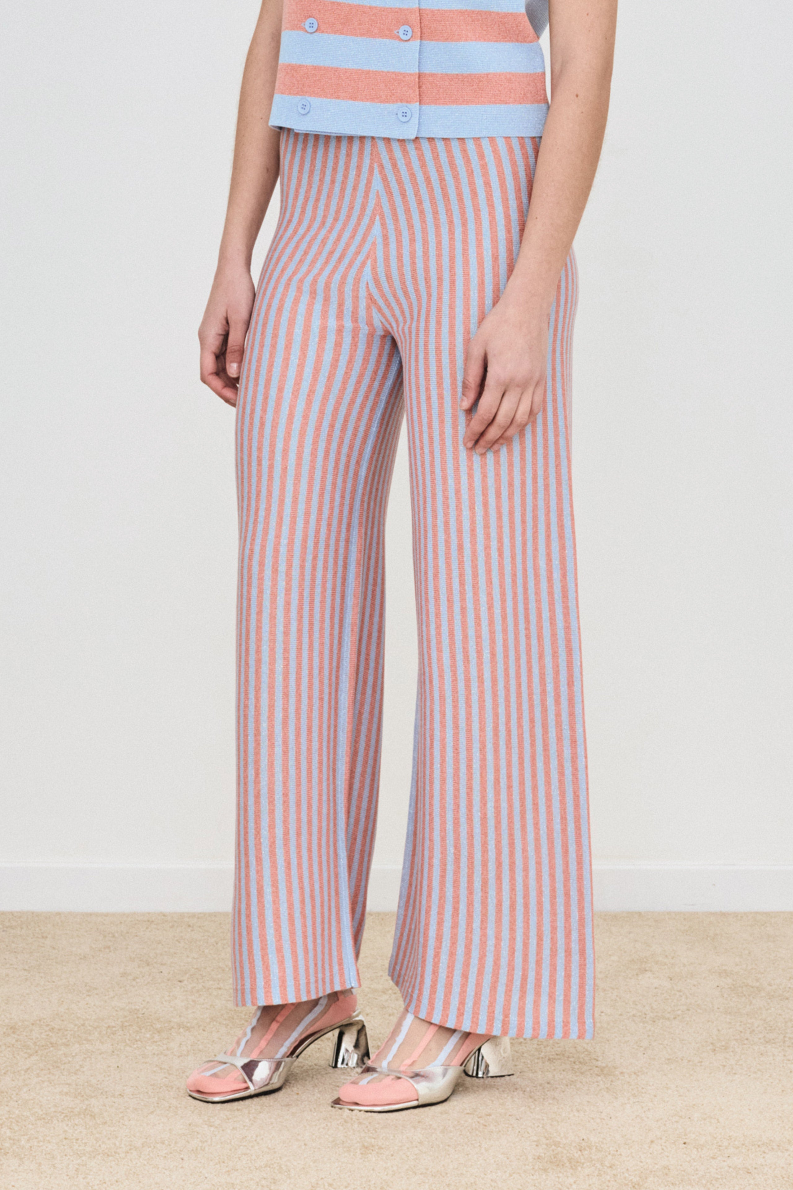 PANTALÓN STRIPED KNITTED