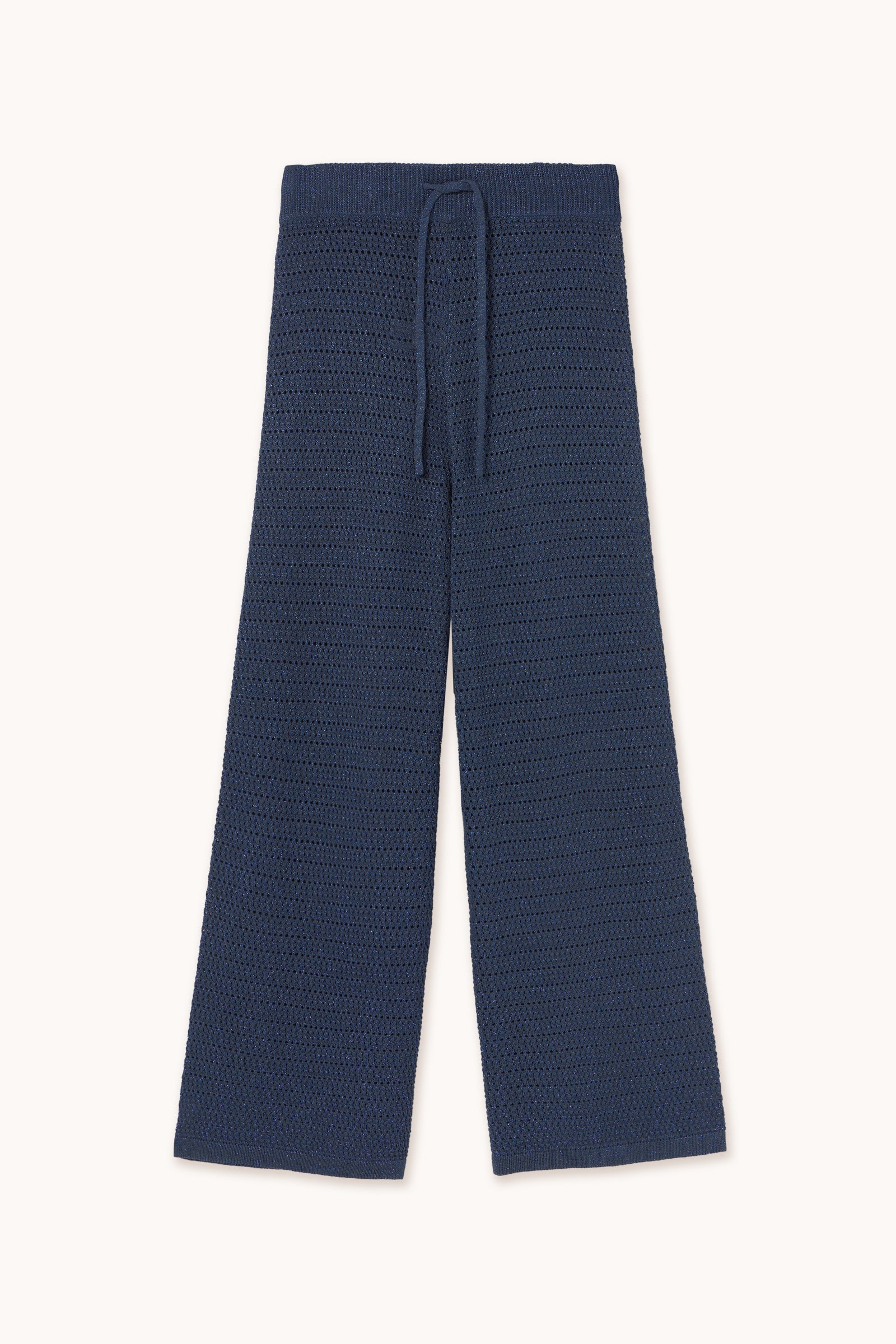 LACE LUREX TROUSERS
